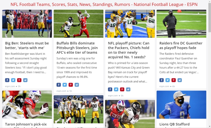 ESPN RSS feed