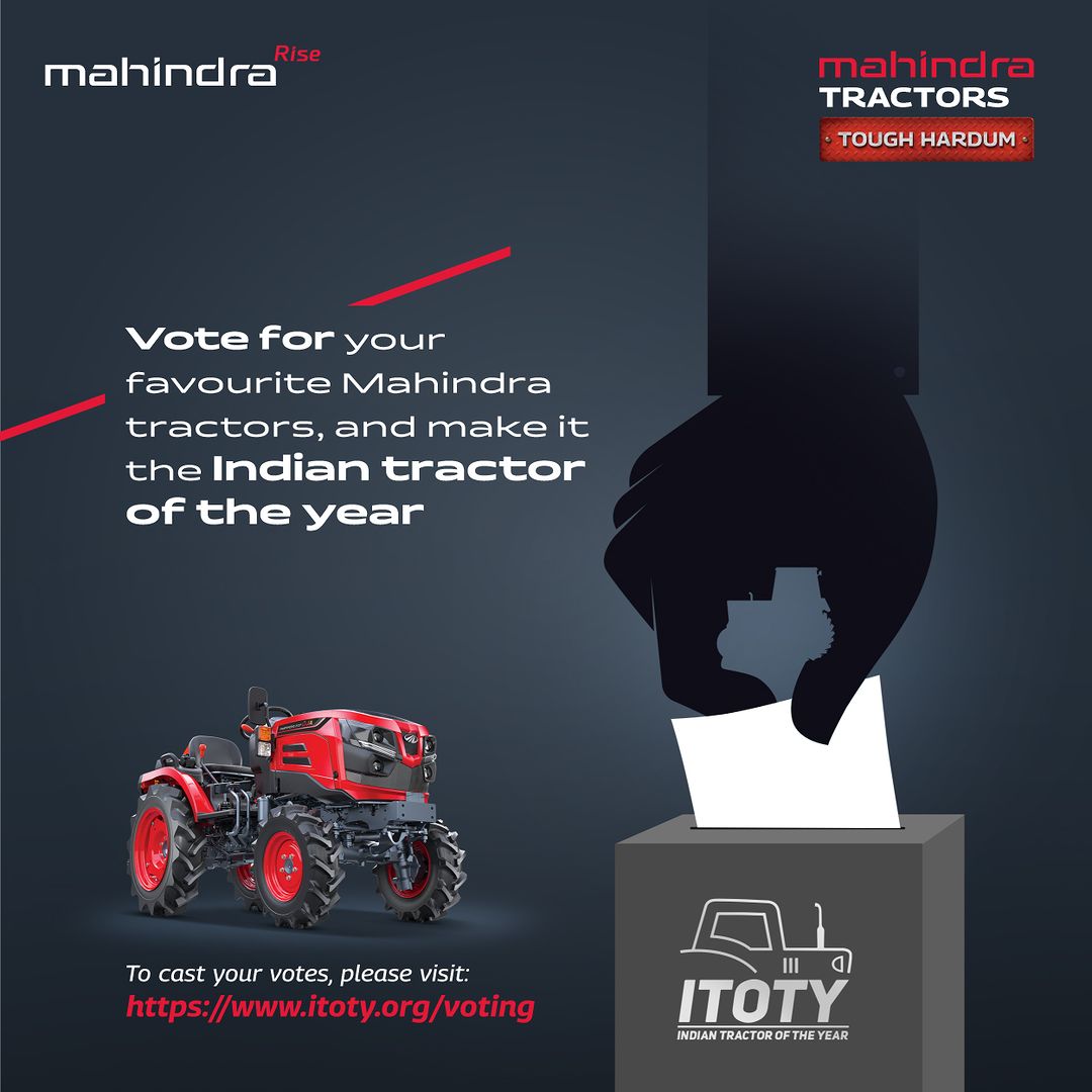 Mahindra Tractors have been reigning with pride in India. It’s time to vote for your favorite Mahindra tractor and make ...