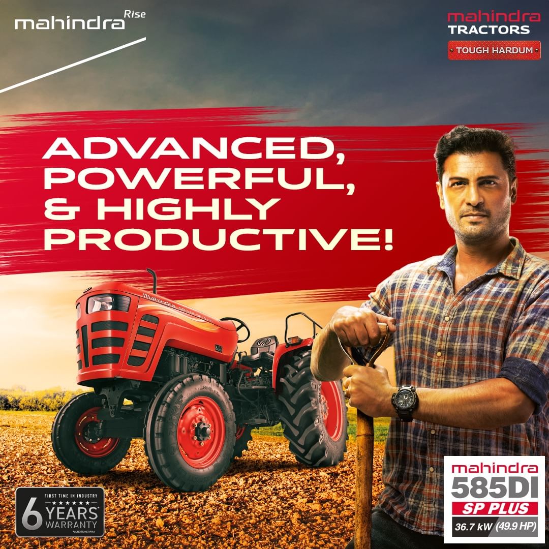 With a six-year warranty, this Mahindra 585 DI SP Plus tractor provides more in less. With being the highest hydraulics ...