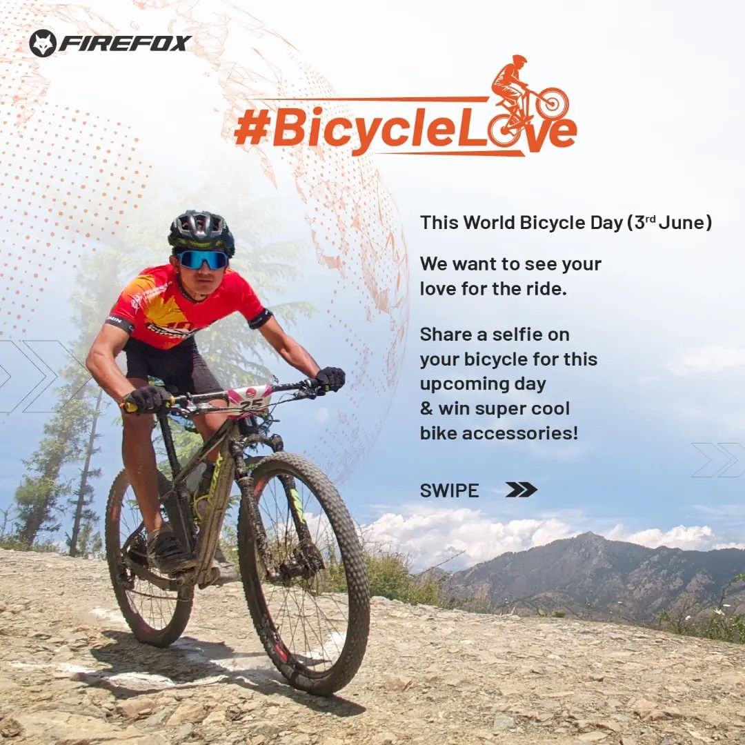 Celebrate World Bicycle Day by showing off your cycling spirit! 
Take a selfie with your bike and share it to win exclus...