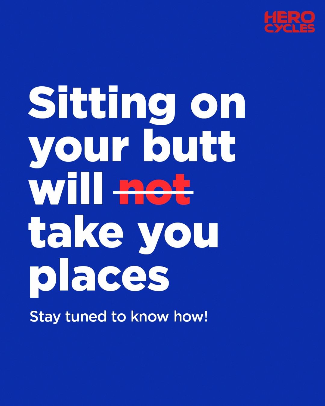 Don't let this old-school taunt butt in, we’ll soon reveal the cheat code.

Stay tuned to know more.

#HeroCycles #Cycli...