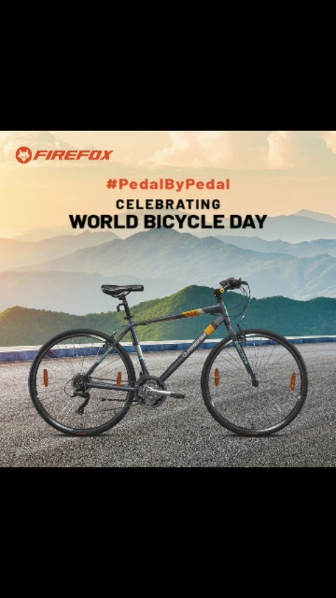 Two wheels, endless possibilities.
Ride and shine this World Bicycle Day. Let the fire in your spirit guide your way.

#...