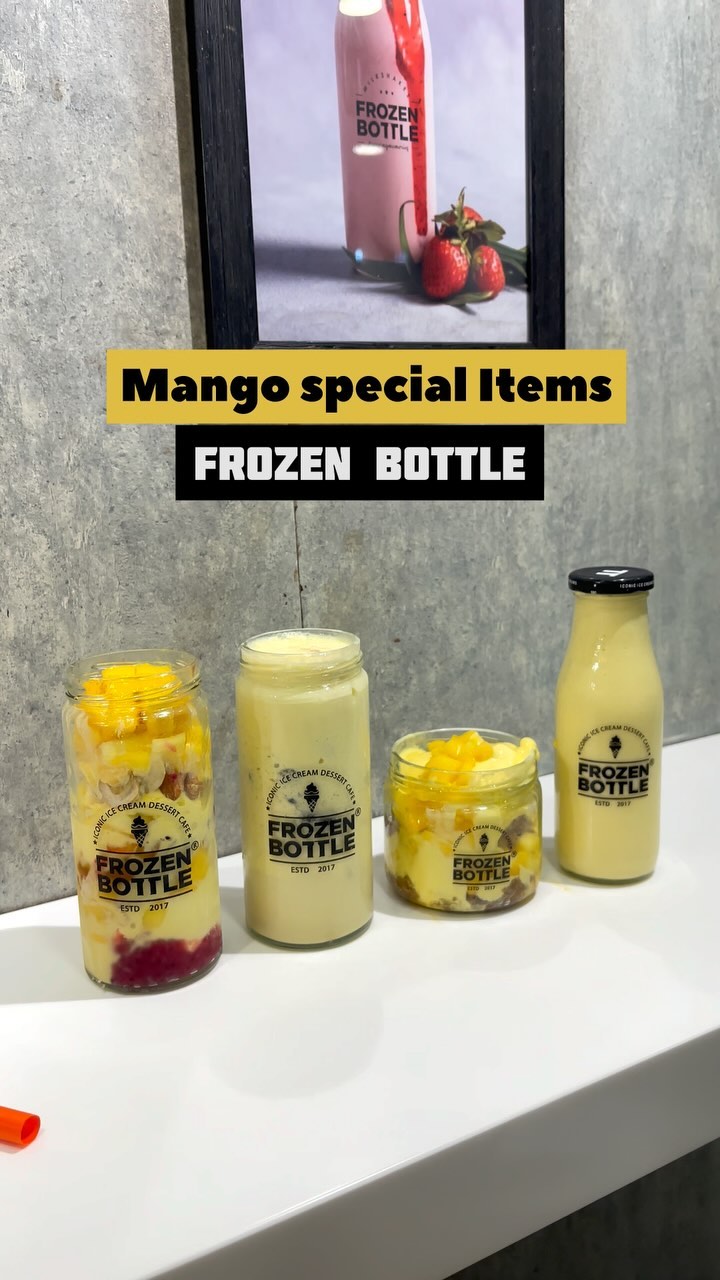 💥Frozen Bottles - ✨Must try Mango specials 
💫Items Featuring⬇️:
Alphonso Mango Milkshake - 189
Alphonso Mango Latte Bu...