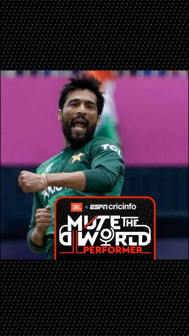 Two wickets with an ER of 3.25 🔥 

Mohammad Amir is our JBL Mute the World Performer of the Day 

#MuteTheWorld