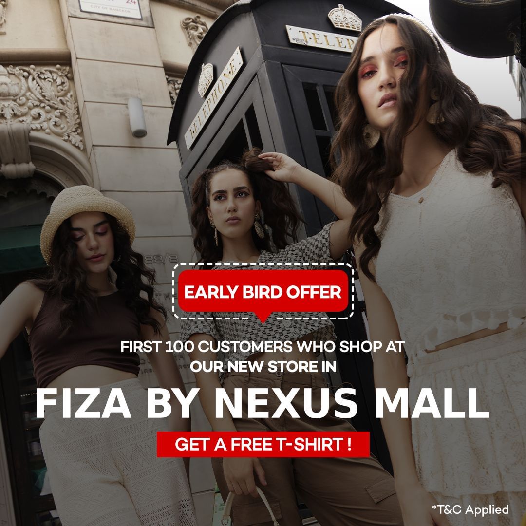Mangalore, your fashion wait is over! Our brand new store is open at Fiza by Nexus Mall, and the first 100 shoppers get ...