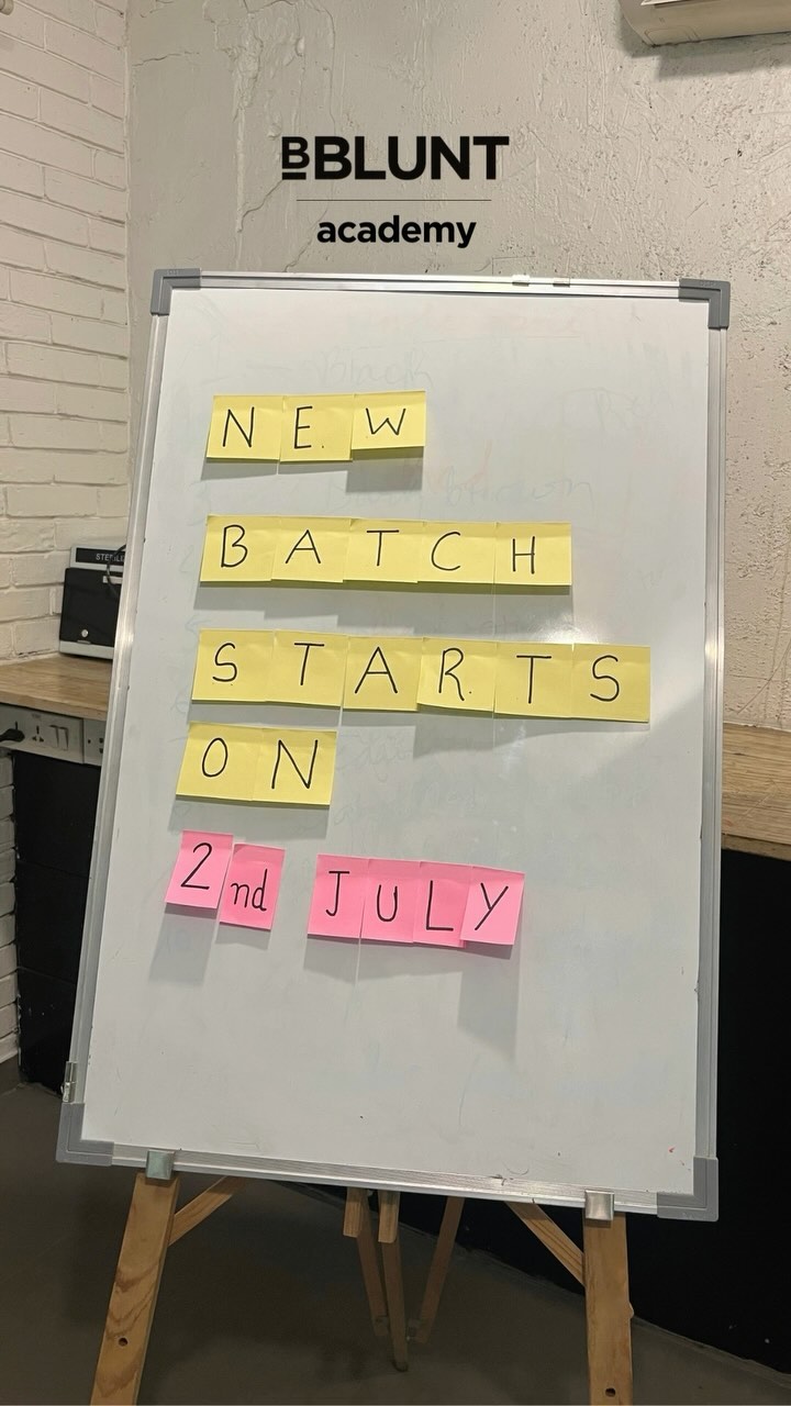 Make a note: BBLUNT 6 months foundation hairdressing course starts soon!!

Call BBLUNT Academy +91 98197 25800 to know m...