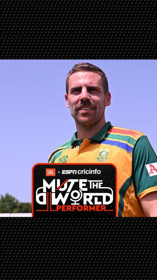 Anrich Nortje came out on top under pressure in the final over of #ENGvSA, and he's the JBL #MuteTheWorld Performer #T20...