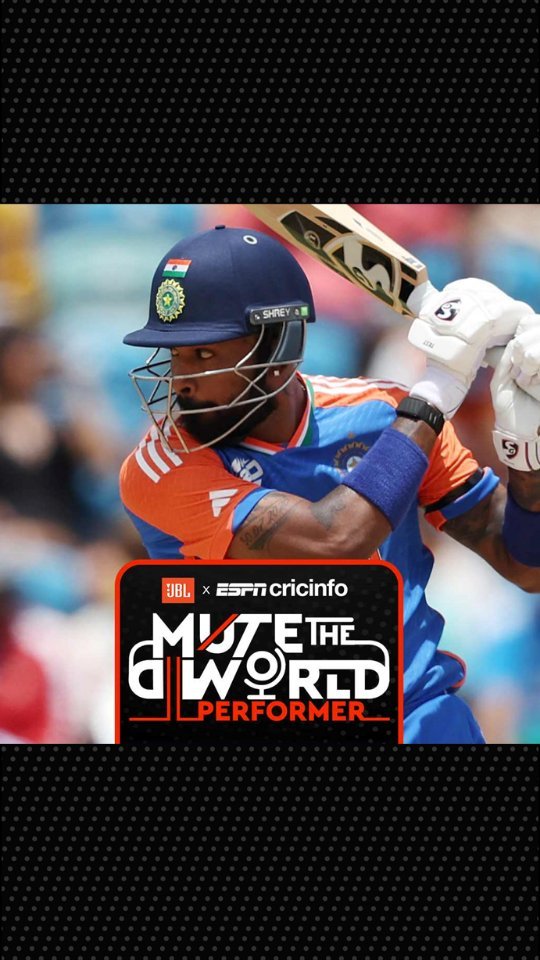 "He's a champion player"

After shining with the ball in New York, Hardik Pandya the batter stepped up in Bridgetown, an...