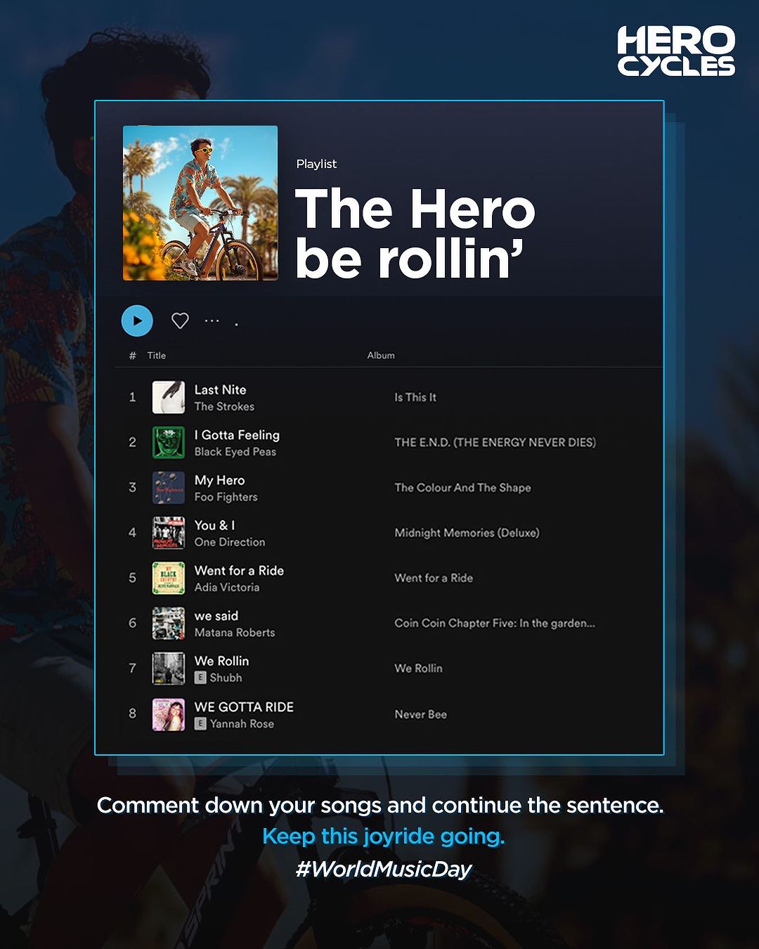 We know, that hitting the road makes your heart sing.

So sing along, comment down your favorite songs, and continue the...