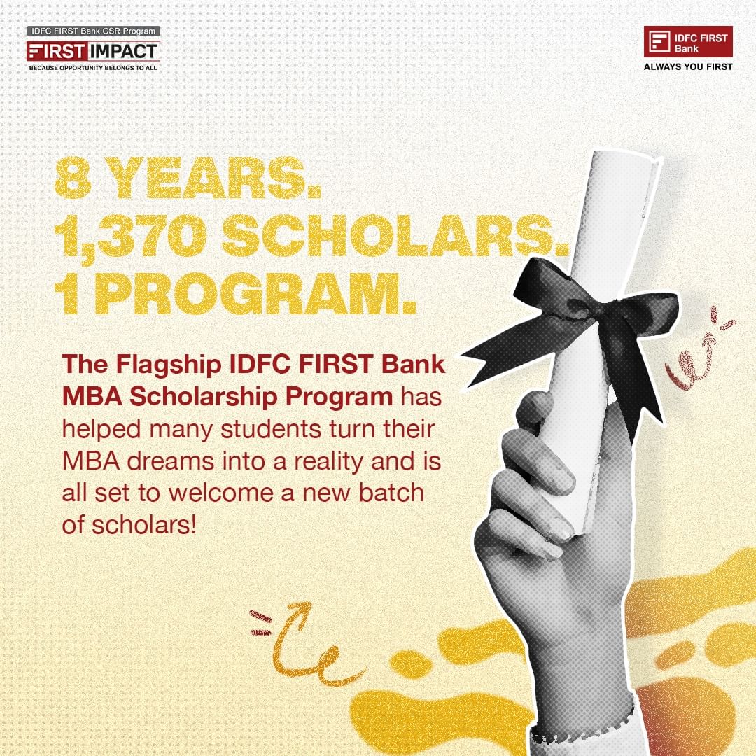 This year, you could be one of the scholars who pursue their MBA with reduced financial constraints and access to resour...