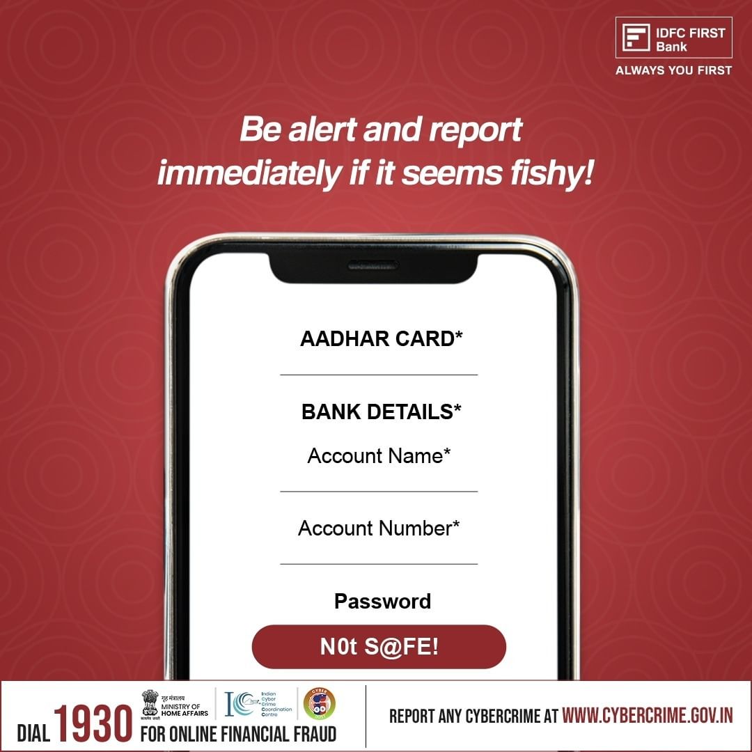 Don’t fall for the scam-hook! Protect your info, report suspicious messages, and keep fraudsters at bay! Report any cybe...