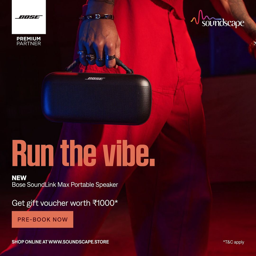 A party ain’t a party ’til you pull up. Press play on the NEW #SoundLinkMax Speaker. Pre-book now at soundscape.store an...