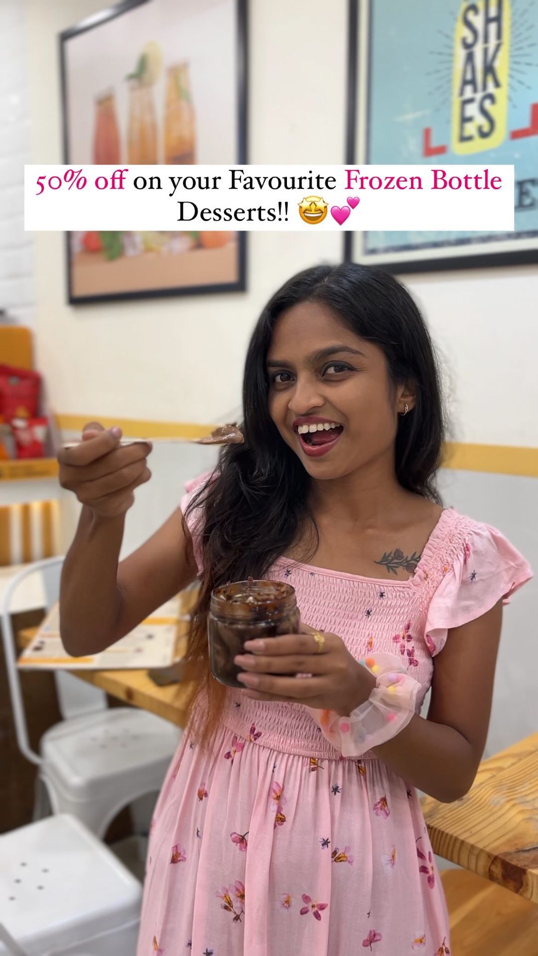 👋Desserts 🍨 Lovers!!! OFFER ALERT 📢

Flat 50% off on entire menu on July 17th 2024 📆 at @frozen_bottle 
Don’t miss o...