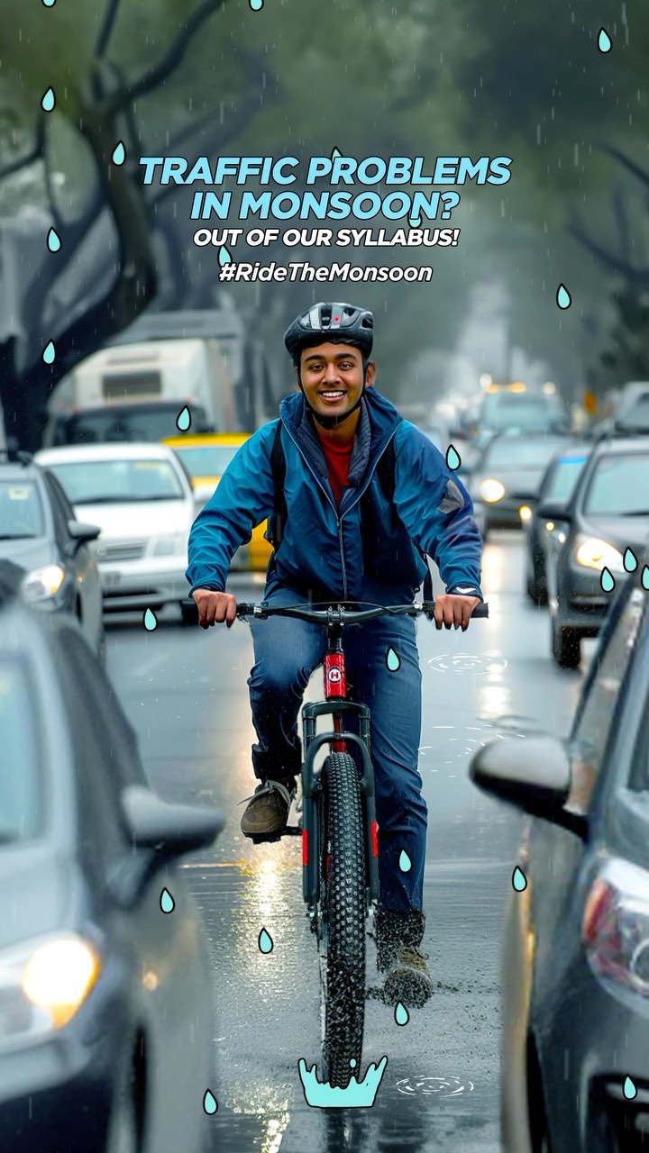 Our chemistry with the road is great. We like to be fluid and flow effortlessly.

#RideTheMonsoon

#HeroCycles #Cyclingl...