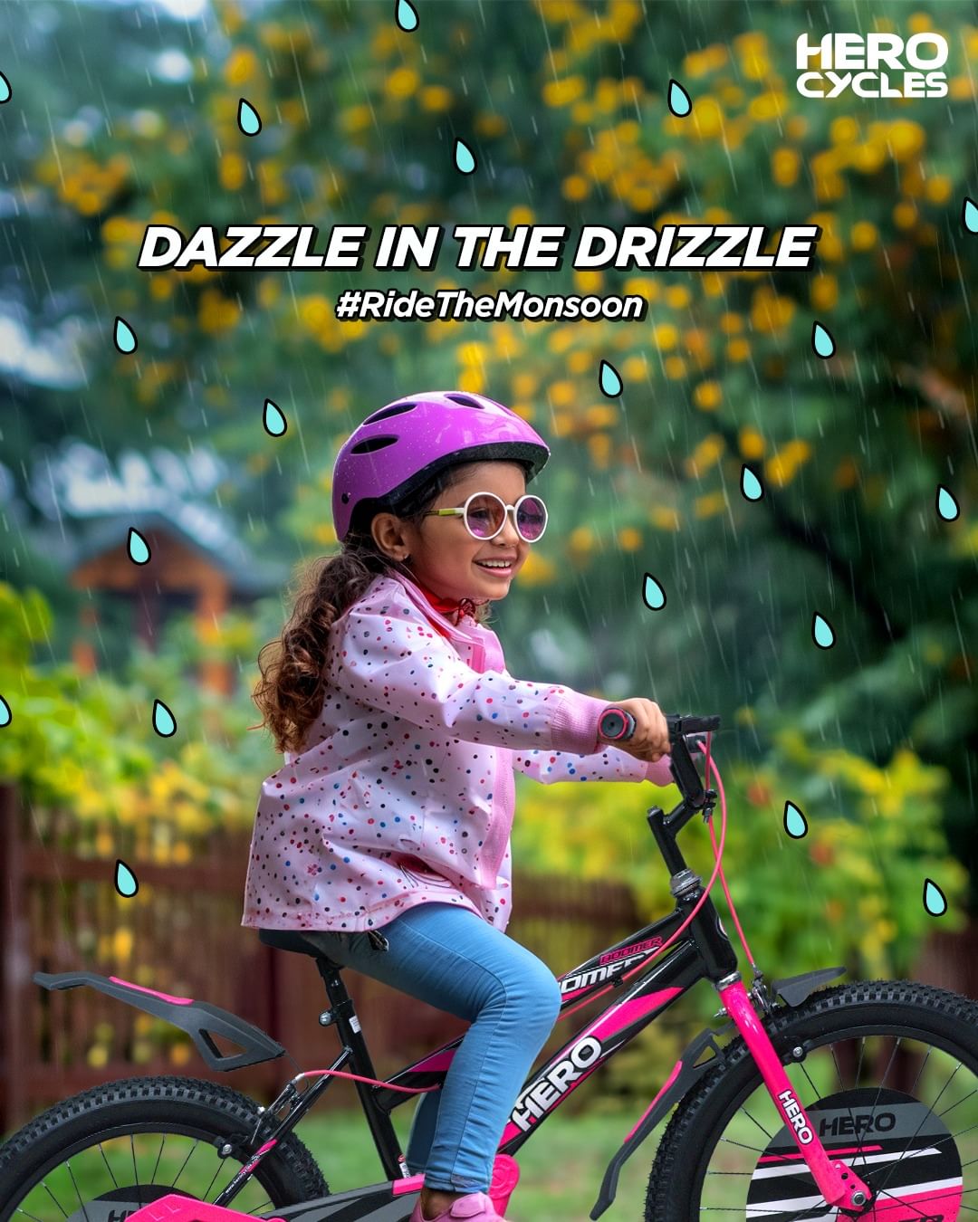 The weather is sweet, and the wind is fresh. Come out you little sunshine, go on a ride!
#RideTheMonsoon

#HeroCycles #C...