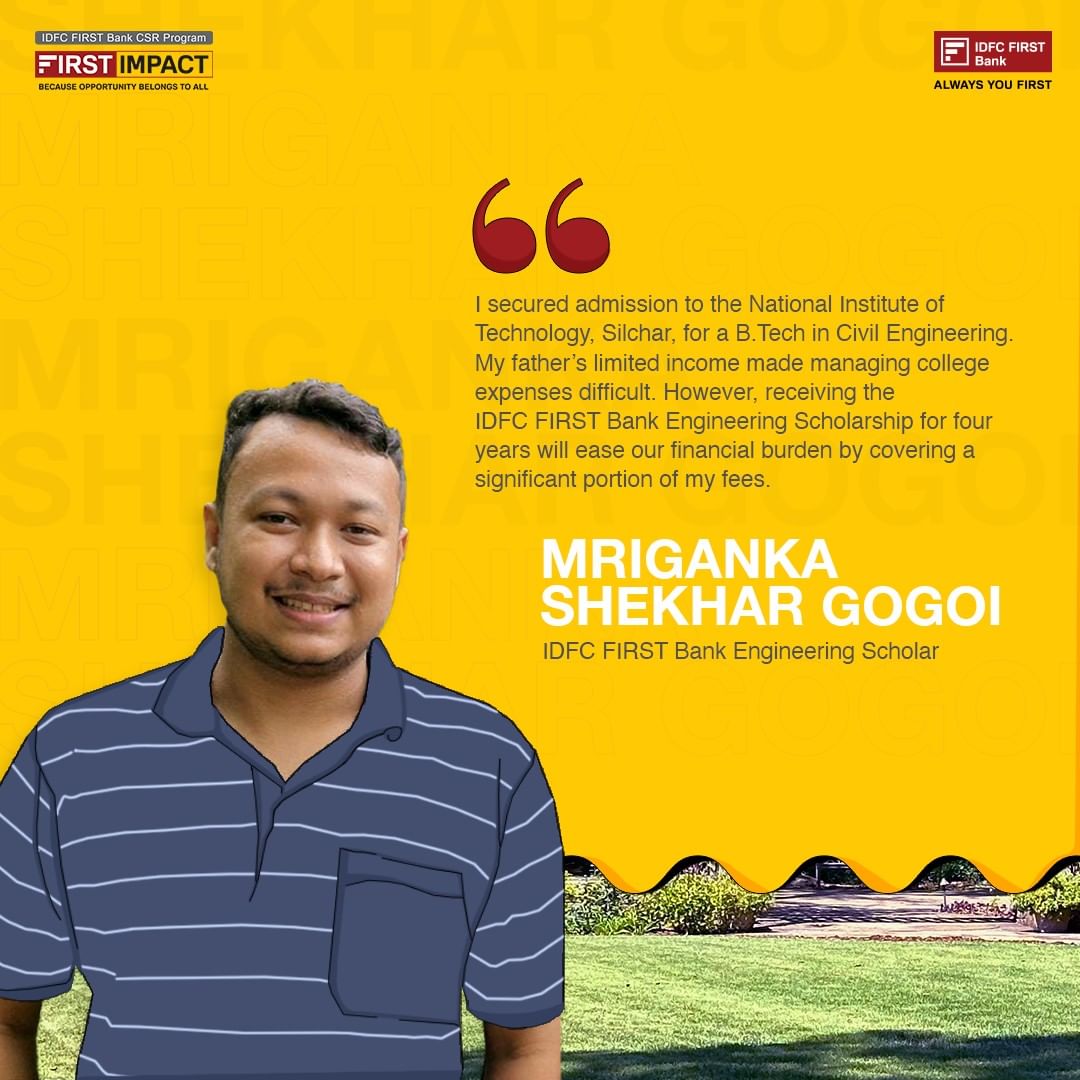 Driven by a deep commitment to making a positive difference in Assam, Mriganka is focused on developing the skills neede...