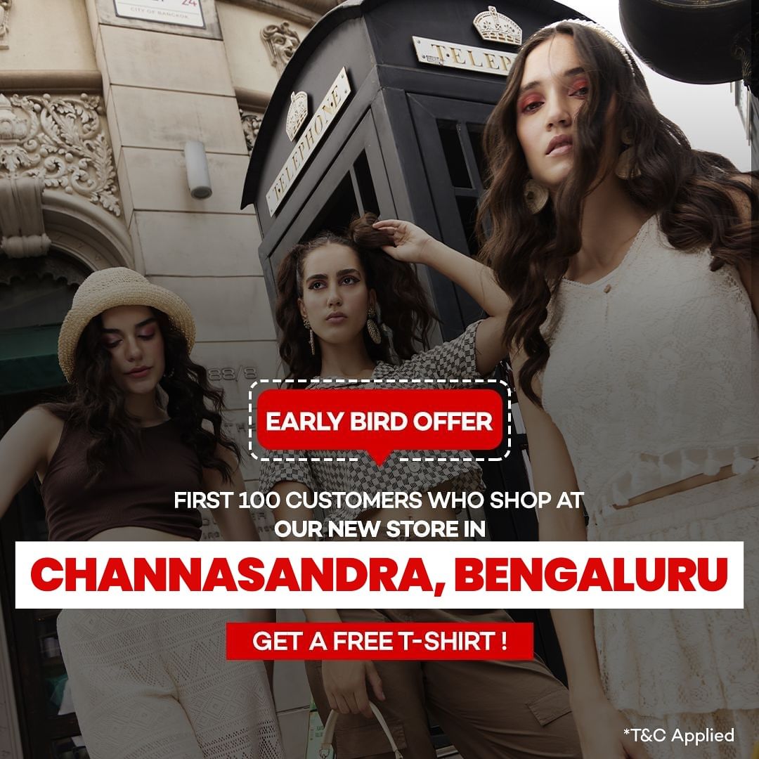 Bengaluru! The wait is over, we are now open at Chanasandra and we have something great for you

First 100 customers to ...