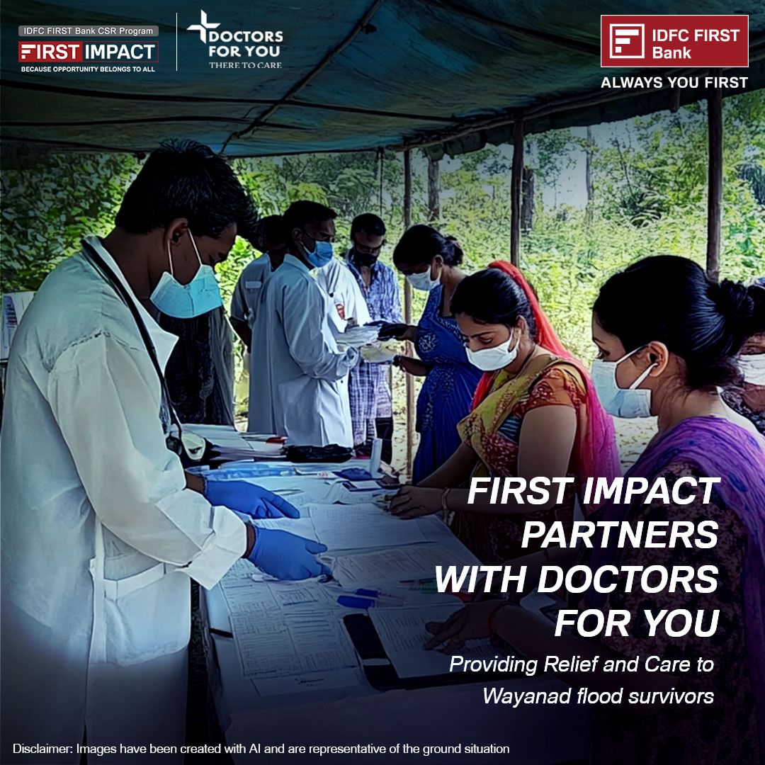 IDFC FIRST Bank is committed to making an impact. Through FIRST IMPACT’s partnership with Doctors For You, we're providi...