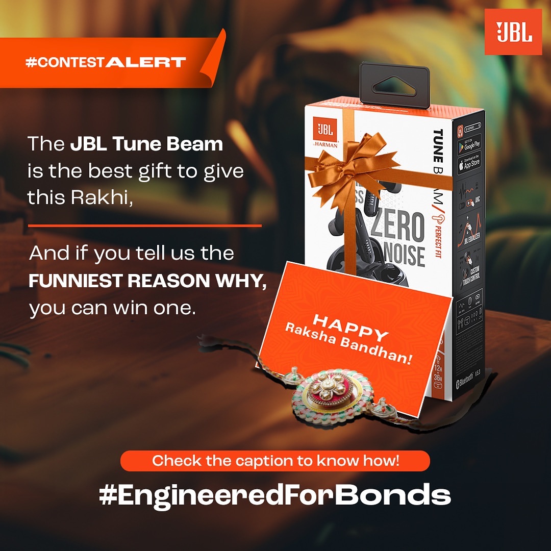 Cheers to bonds that are truly wireless!
So this #RakshaBandhan, let’s drop the truth bombs and win your sibling a JBL T...