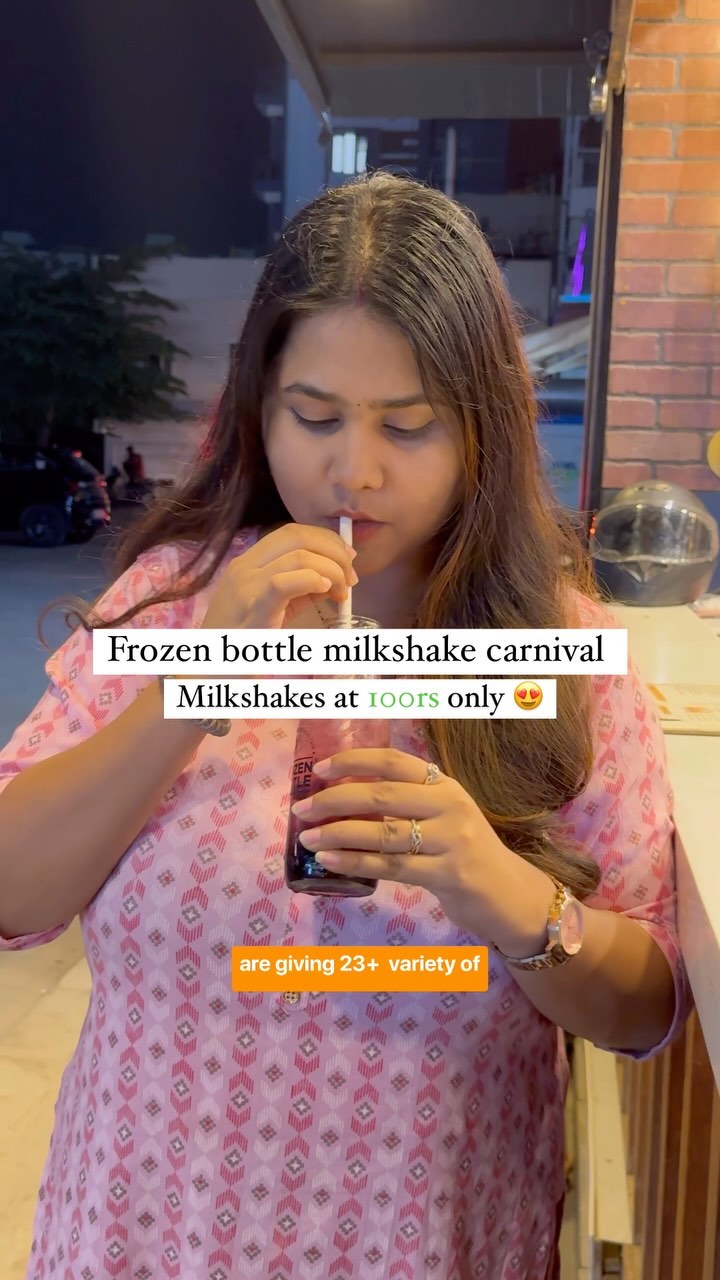 @frozen_bottle milkshakes carnival is on from 12th to 14th September!! 

They are offering all the milkshakes at just 10...