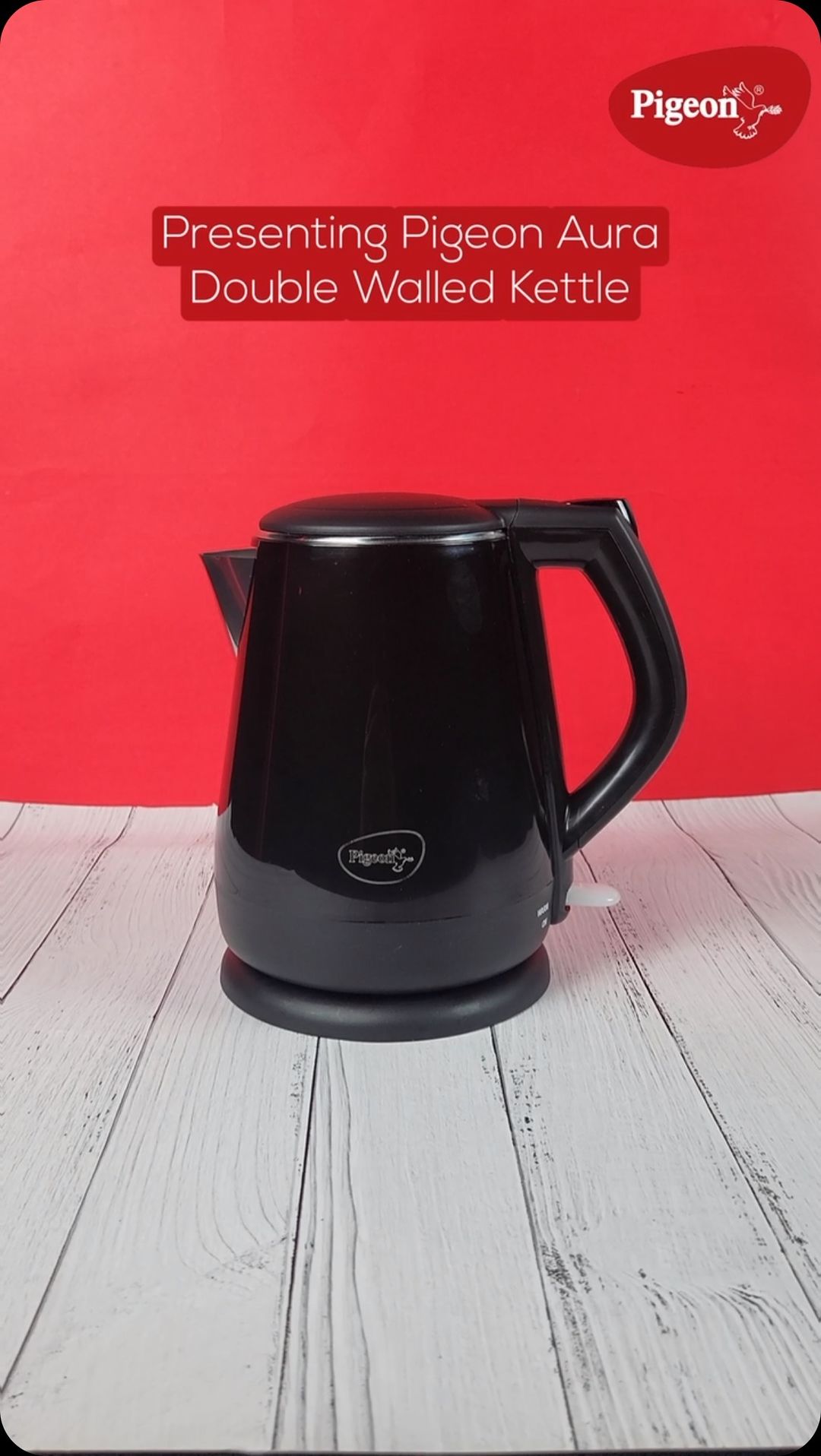 Meet the Pigeon Aura 1.2L Double-Walled Kettle!  With a stainless steel interior and a cool touch outer body, it’s both ...