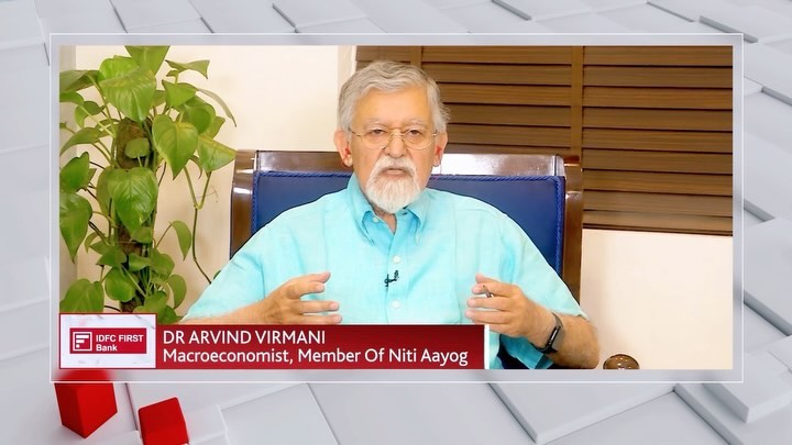 Join us tonight at 7.30pm on @etnow_lot as Dr. Arvind Virmani, Macroeconomist and Niti Aayog Member, speaks to Ritwika G...