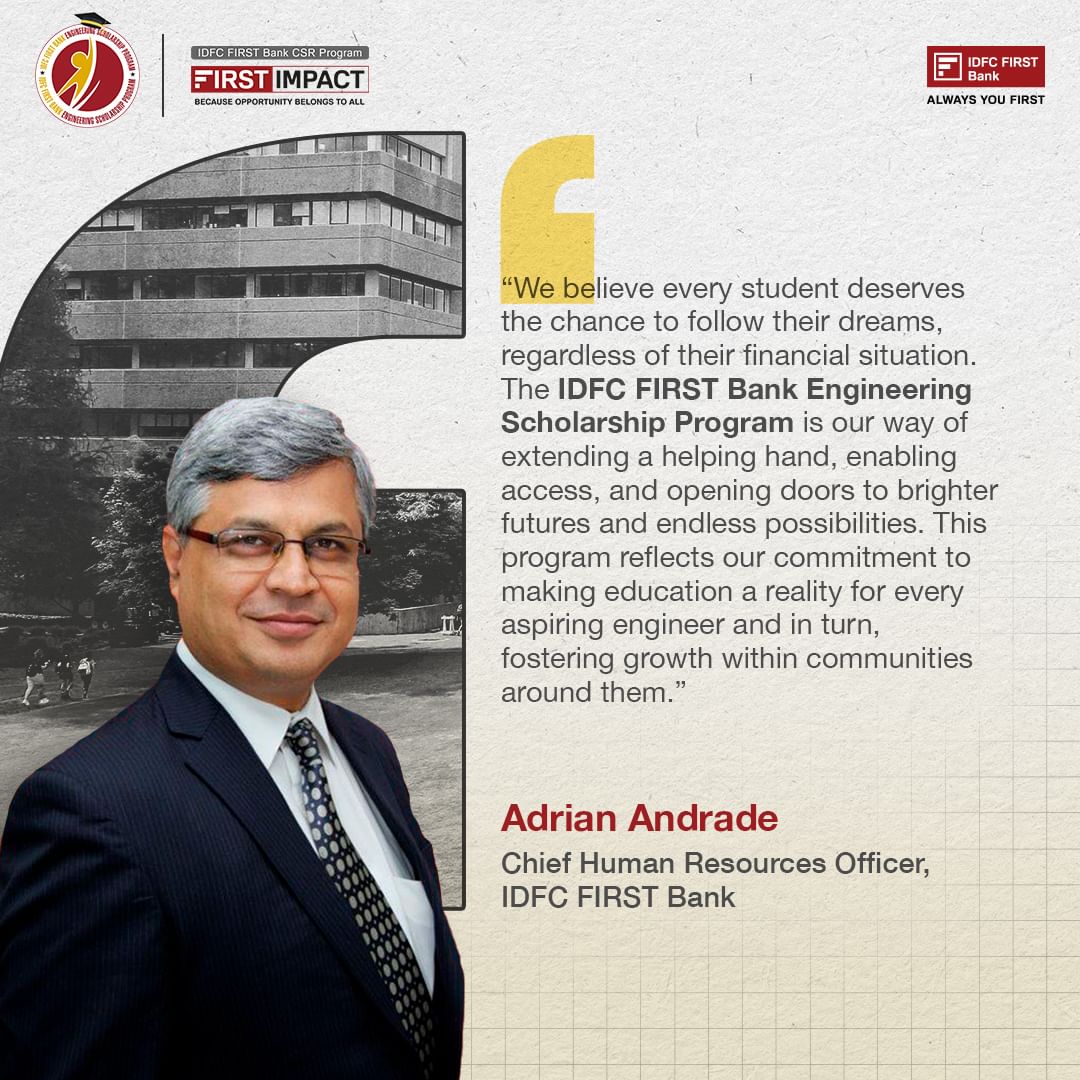At FIRST IMPACT, we strive to support and uplift young talents as they pursue their educational ambitions. Adrian Andrad...