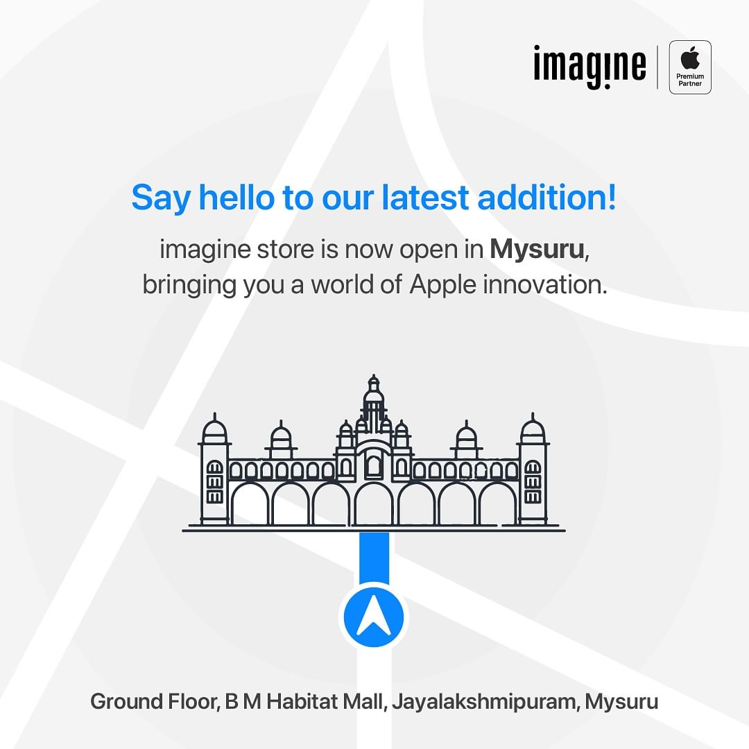 Our brand-new Imagine store is now open in Mysuru, bringing you the latest Apple products and a premium shopping experie...