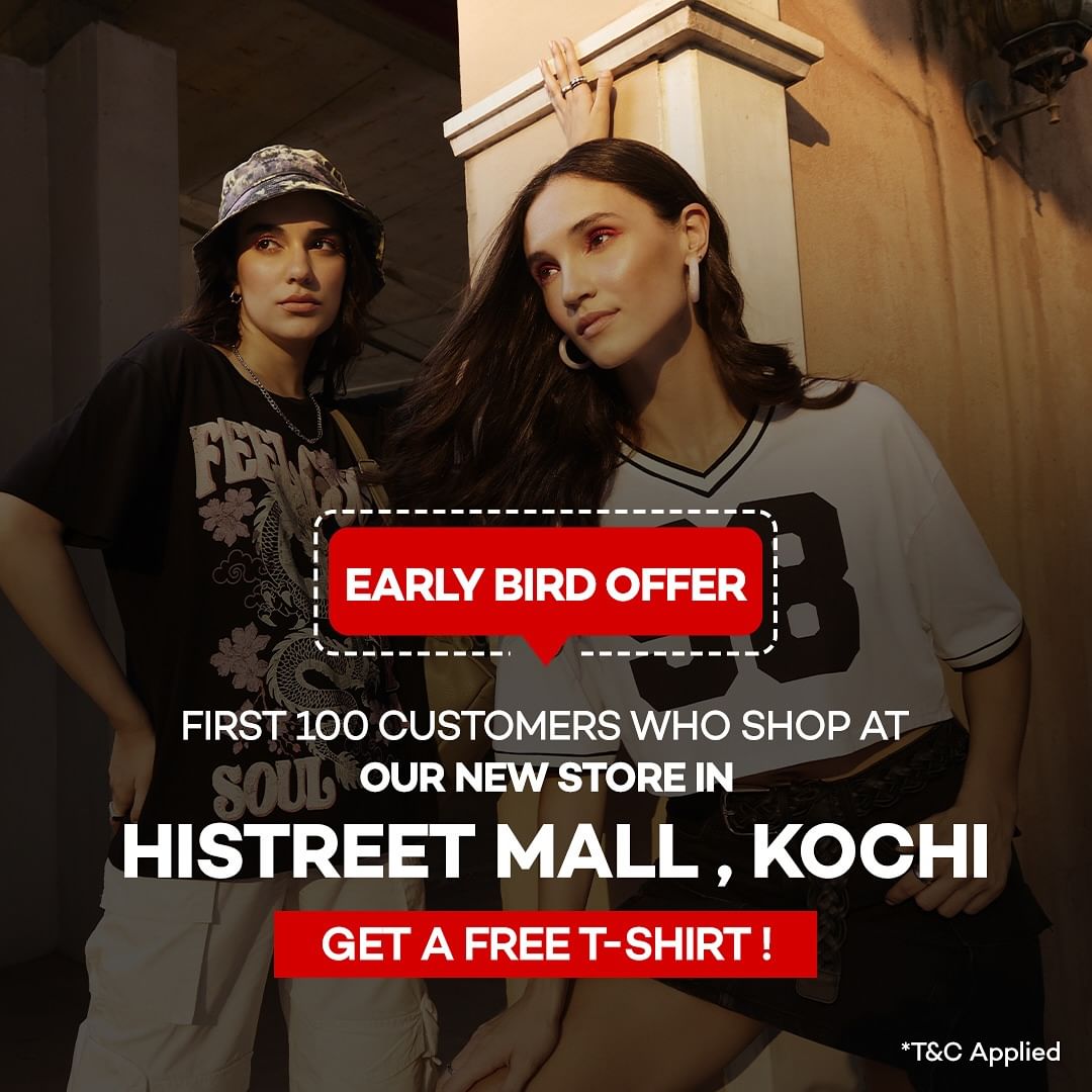 ✨ Kochi, We are back!
Our new store at Carnival HiStreet Mall is now open! Be one of the first 100 shoppers and get a FR...