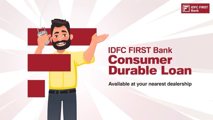 This festive season, let your celebrations shine brighter with IDFC FIRST Bank's Consumer Durable Loan, available at you...