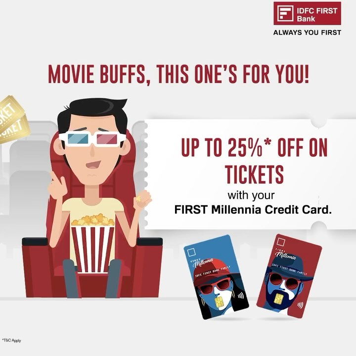 Hold and drag the dots for some lights, camera, savings! Movie buffs, enjoy the blockbuster deal with the FIRST Millenni...