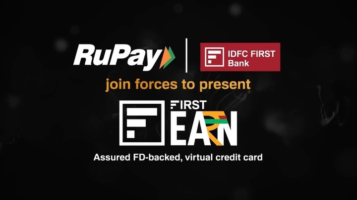 Ab Har UPI Pe Cashback, Har Indian ka Credit Card! Introducing the IDFC FIRST EARN RuPay Credit Card, an assured, FD-bac...