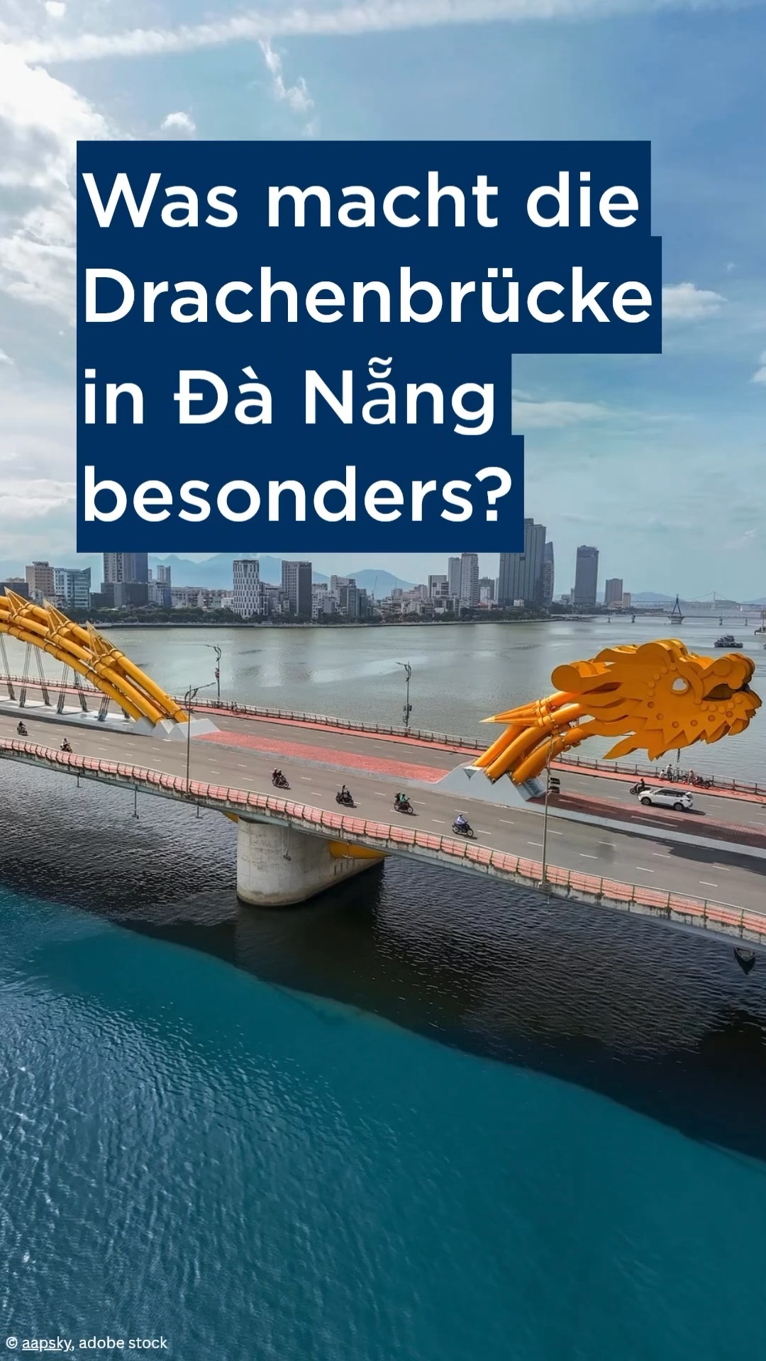 Die Welt ist voller besonderer Brücken und heute werfen wir einen Blick nach Vietnam. In der Küstenstadt Đà Nẵng steht n...
