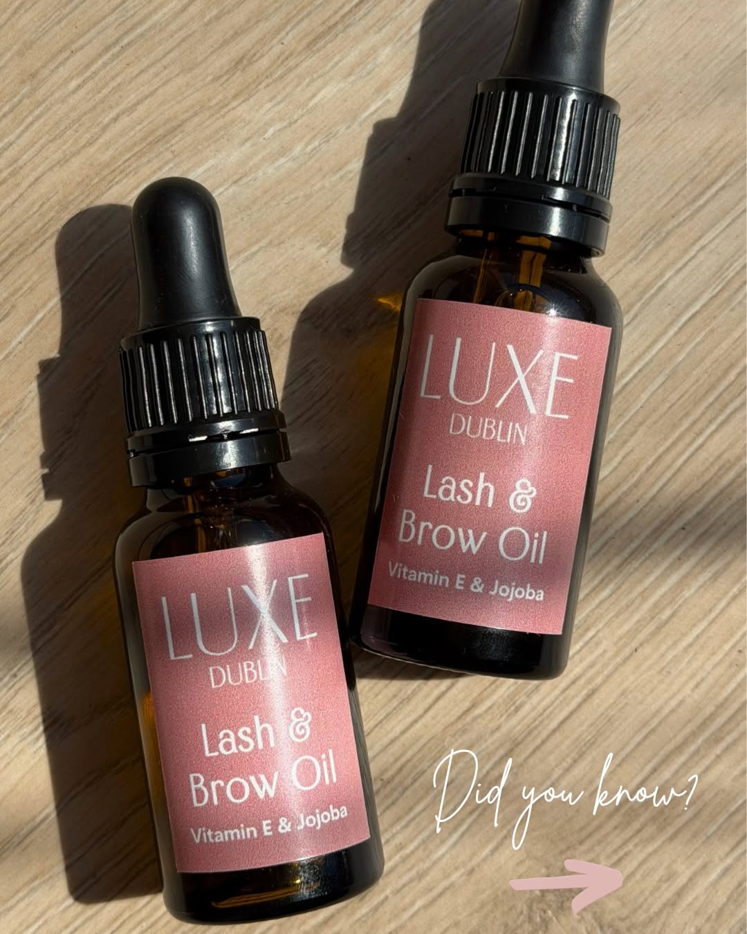 Your brows and lashes deserve skincare too ✨

Meet the Luxe Dublin Premium Brow & Lash Oil, created to nourish, condit...