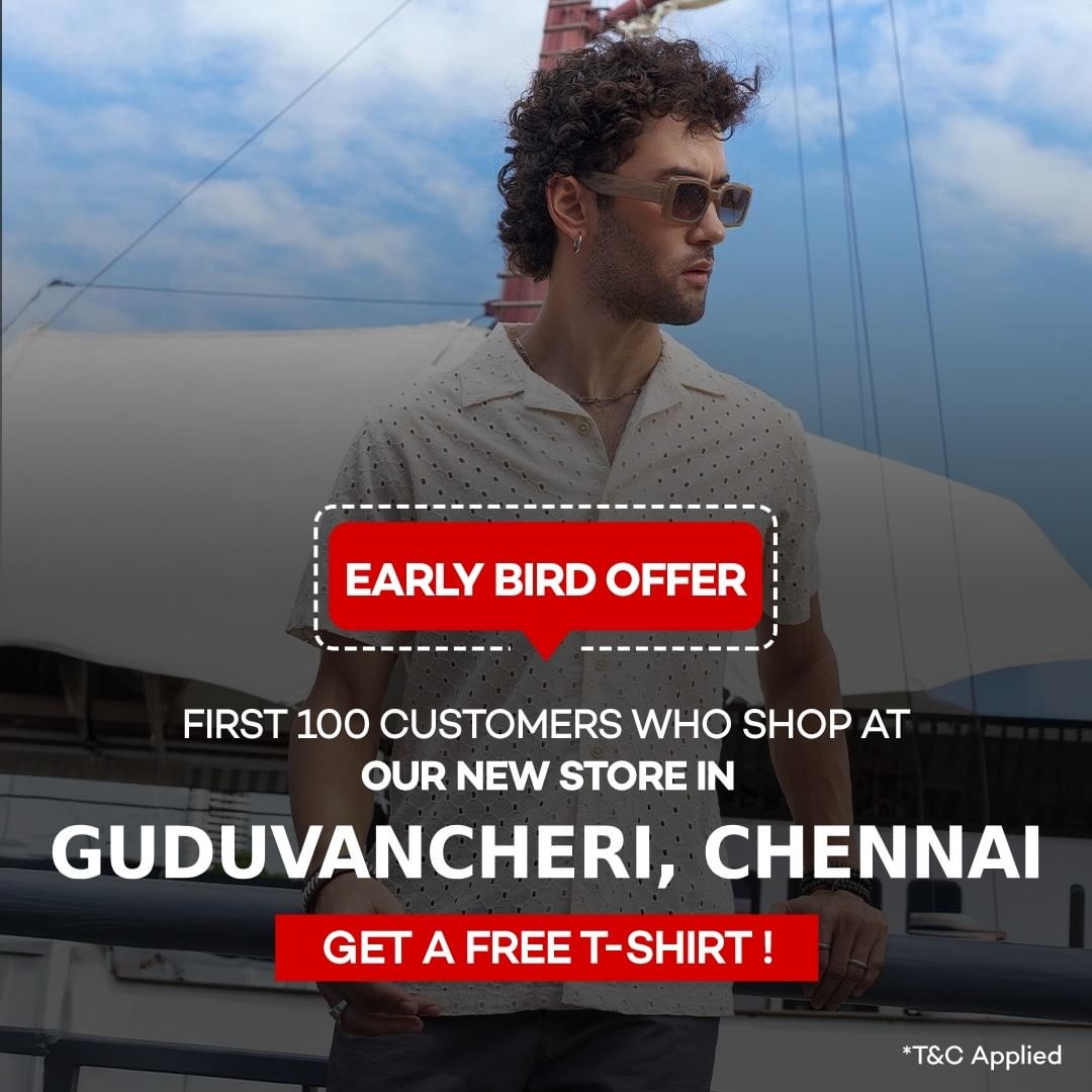 Our new store is now open at your most favorite location, Guduvancheri. Grab the latest fashion, and while doing so, get...