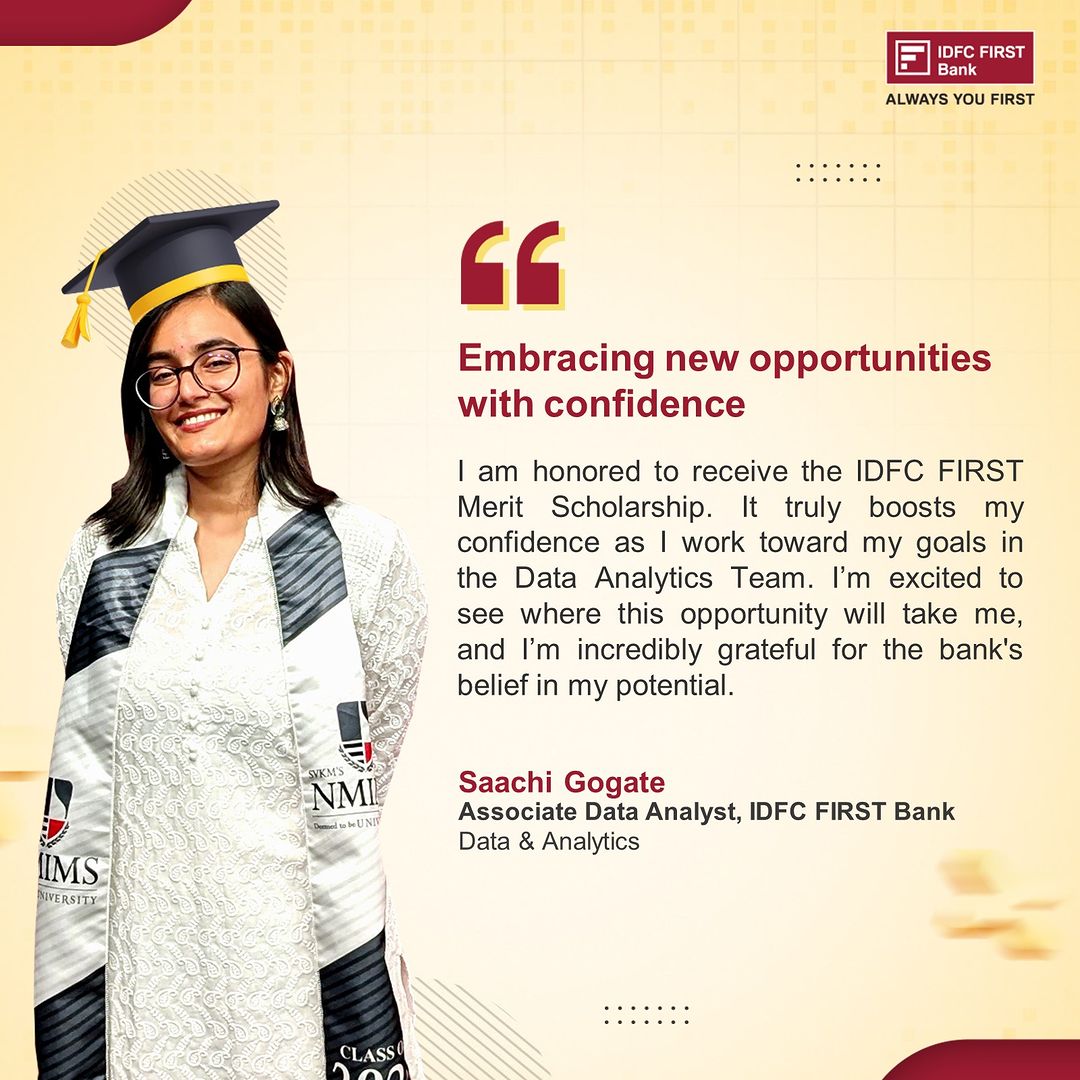 IDFC FIRST Bank Merit Scholarship is an excellent avenue that supports aspiring scholars with career opportunities, help...