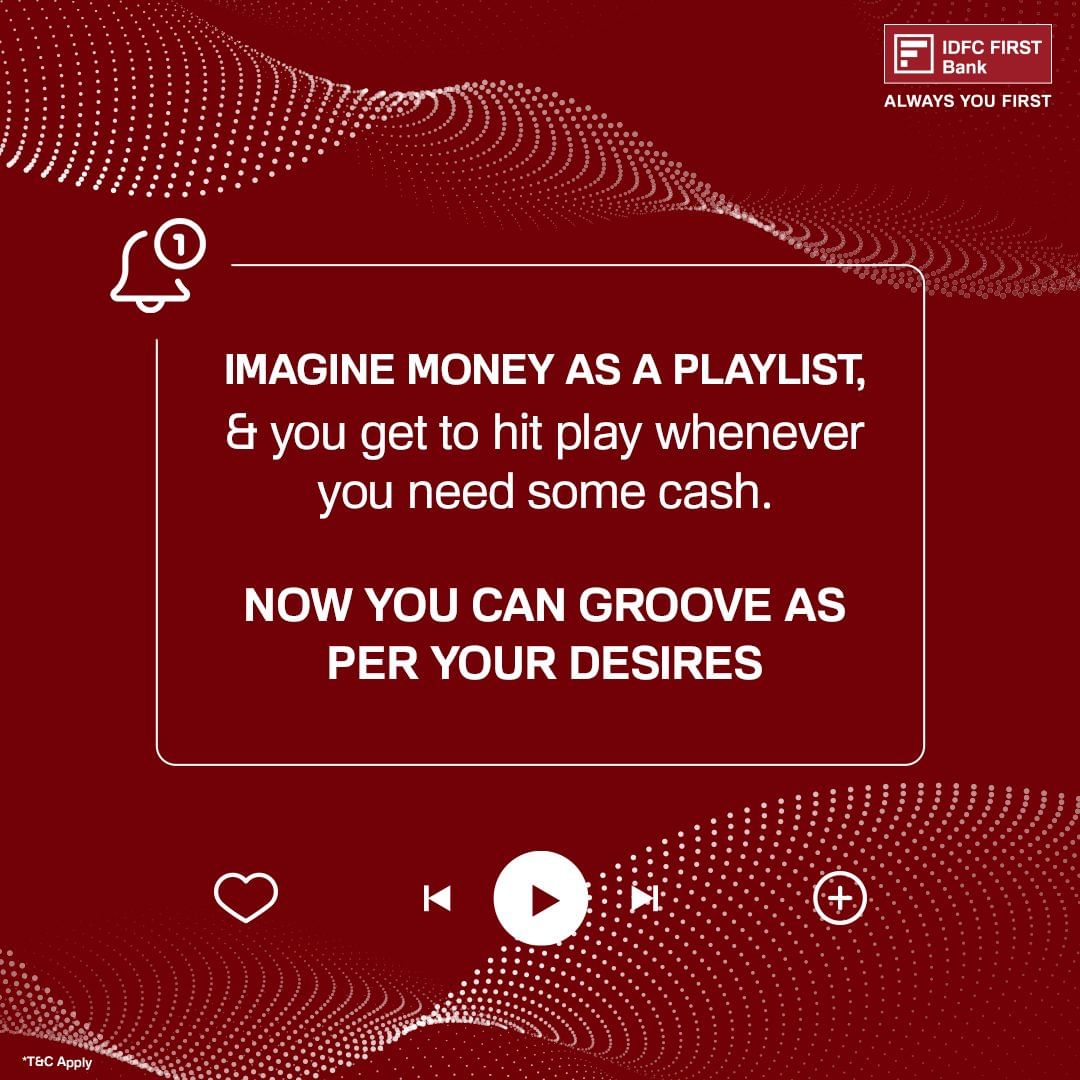 Hit play on your dreams without skipping a beat! Get access to multiple cash withdrawals, choose your own EMI date and e...