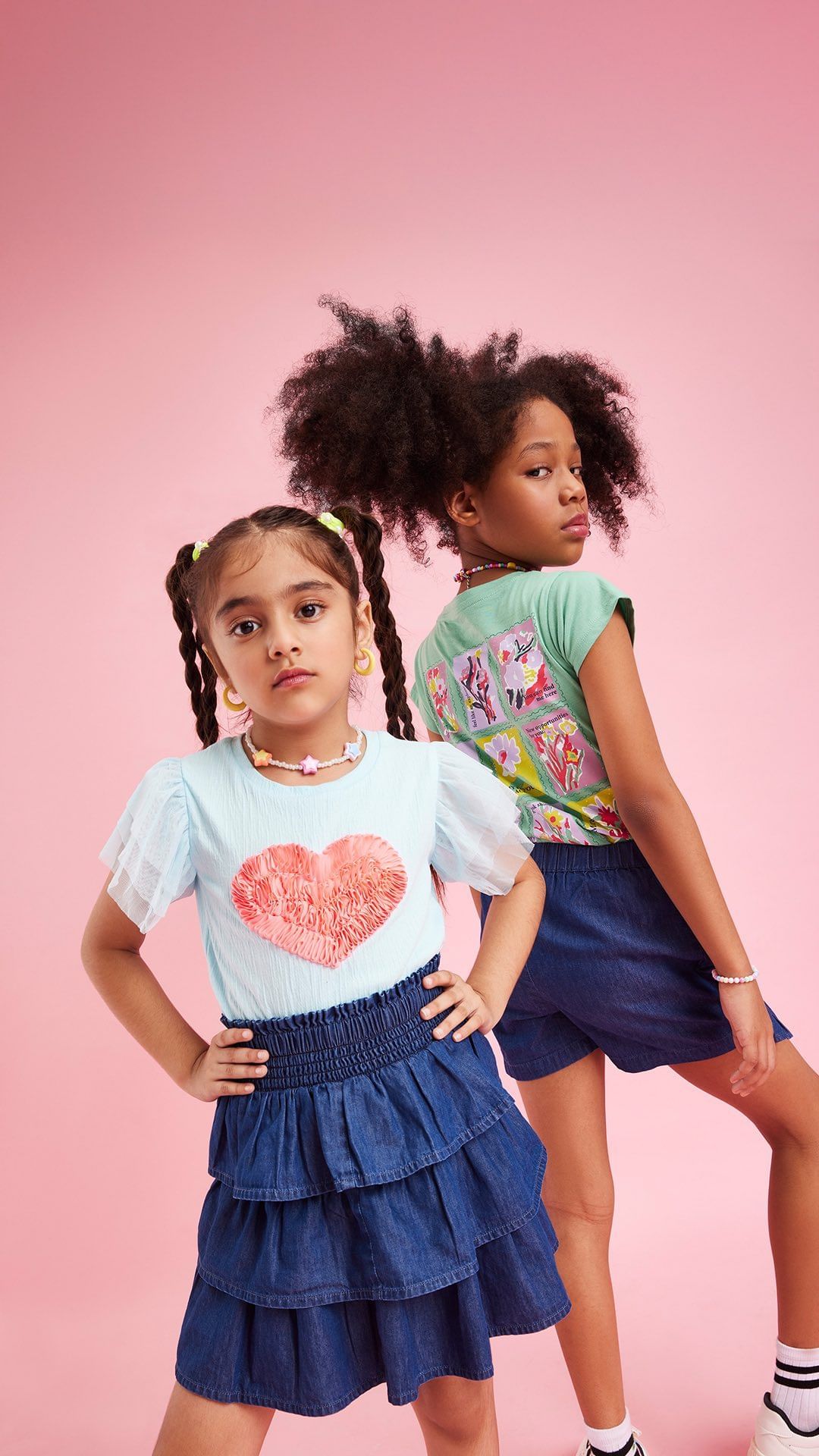 Little bundles of joy. Big fashionistas. Watch them sparkle with styles as vibrant as their spirit, so they Never Blend ...