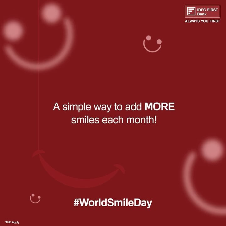 Celebrate World Smile Day with MORE joy! Every little happiness counts, and our Monthly Interest Credits give you even M...