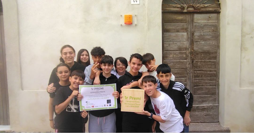 🏵Avui, los alumnes de la classe 2ªG de l’escola mitjana 