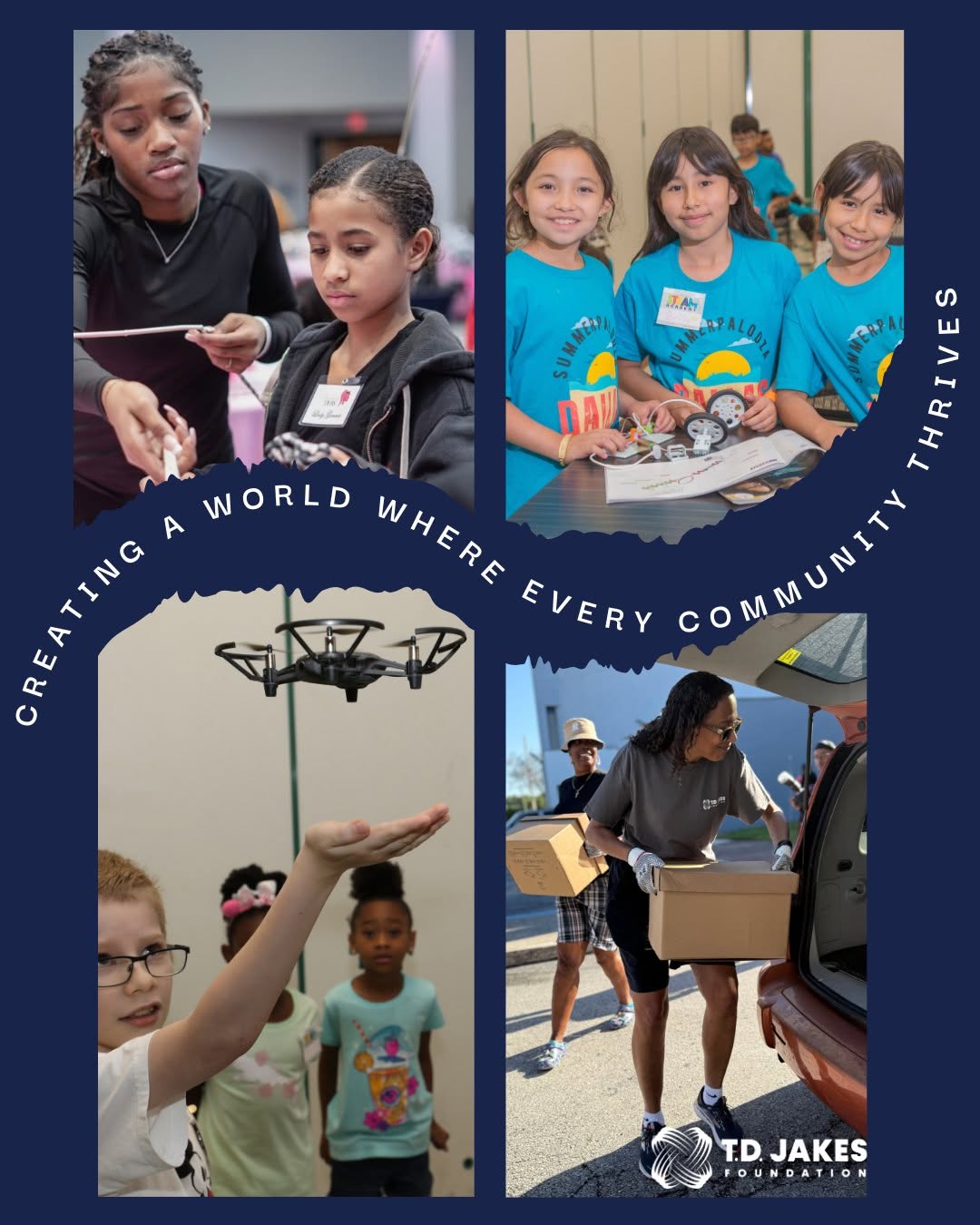 Thriving communities. Lasting impact. That’s the world we’re working to build. 
Comment 