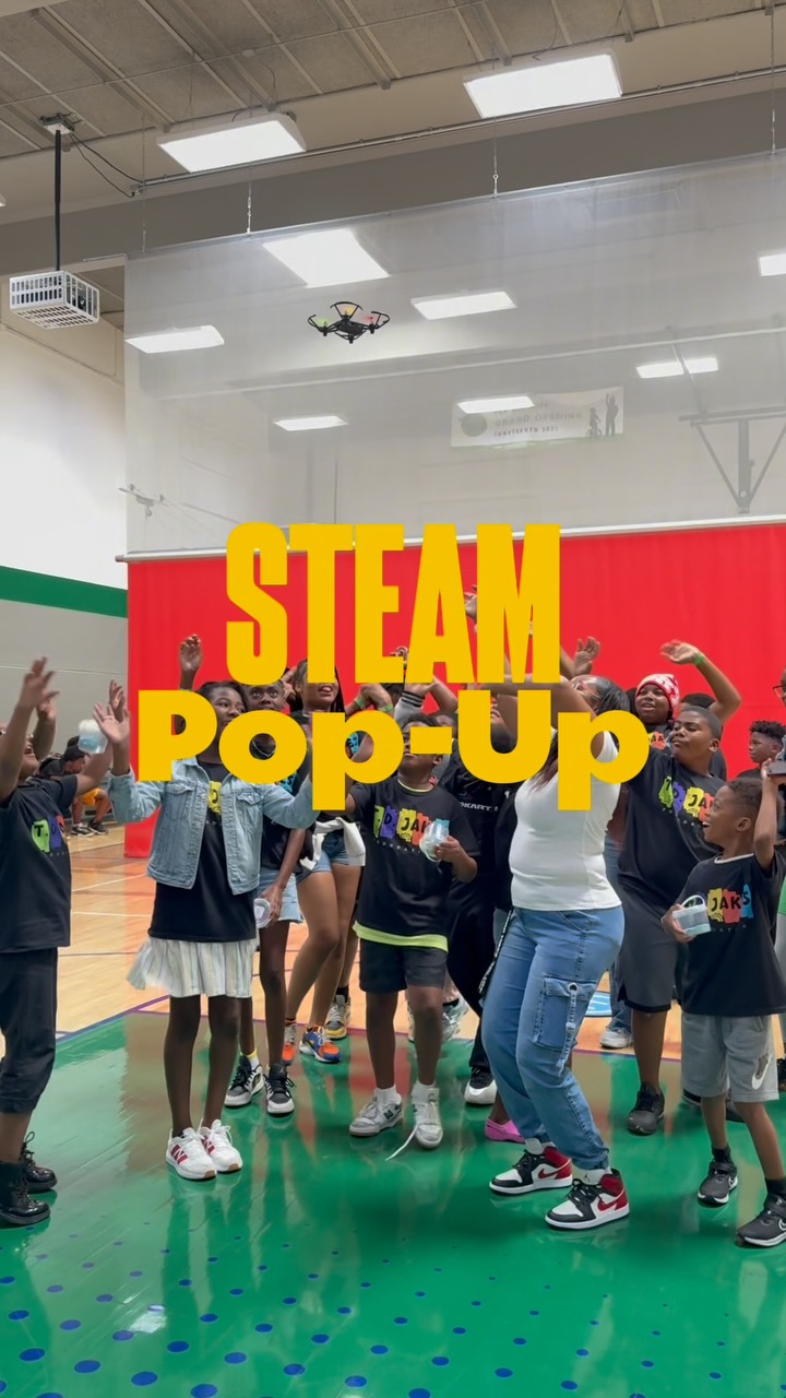 Pop-Up #2: We’re live at @4oakcliff! 
The creativity is flowing and the excitement is real! From science experiments to drone demonstrations, we’re giving youth a hands-on glimpse into the world of STEAM.