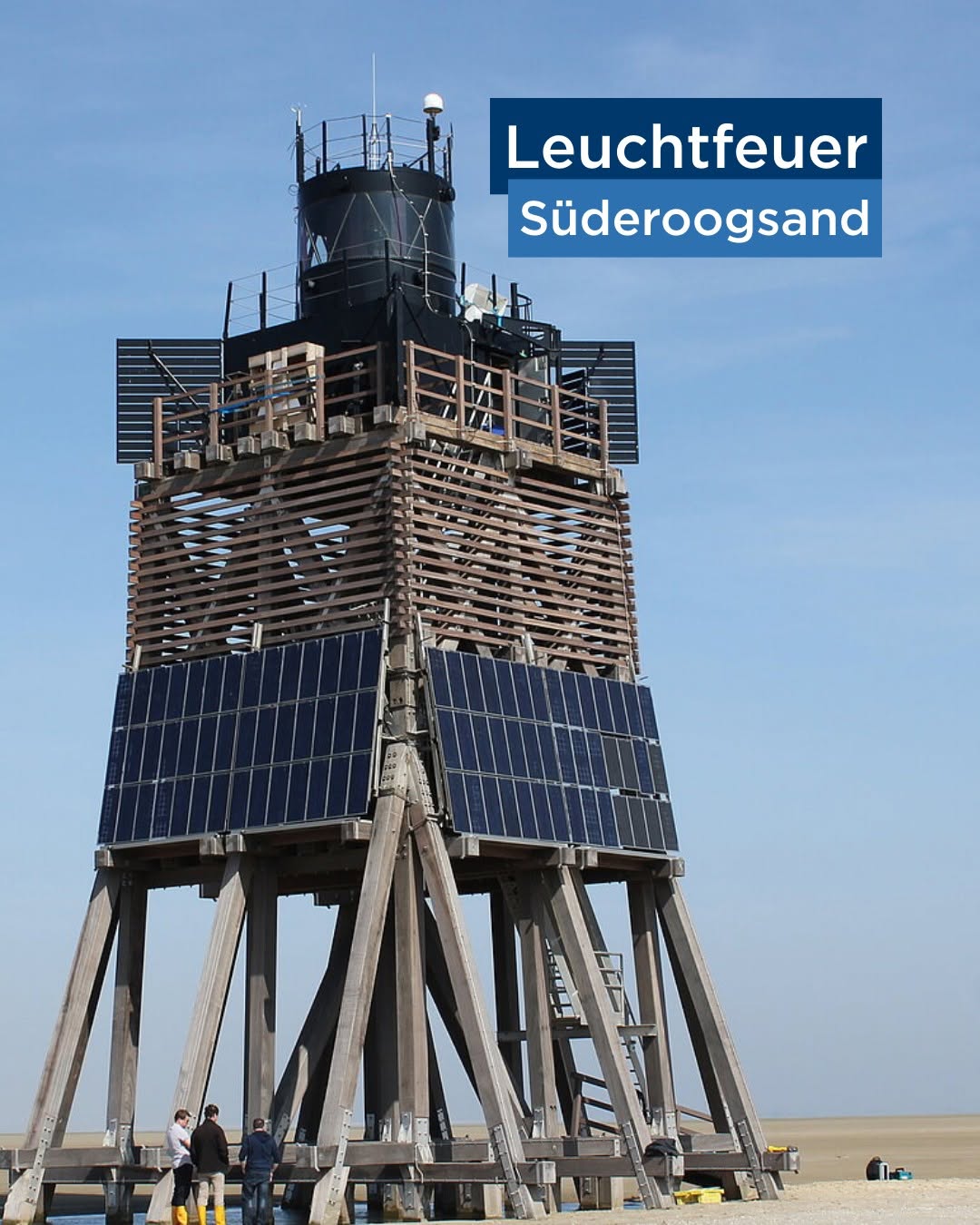 Ein Highlight am Wasser: Das Leuchtfeuer am Süderoogsand 🌊 Unser Kollege Christopher Jägers durfte dieses Projekt auf S...