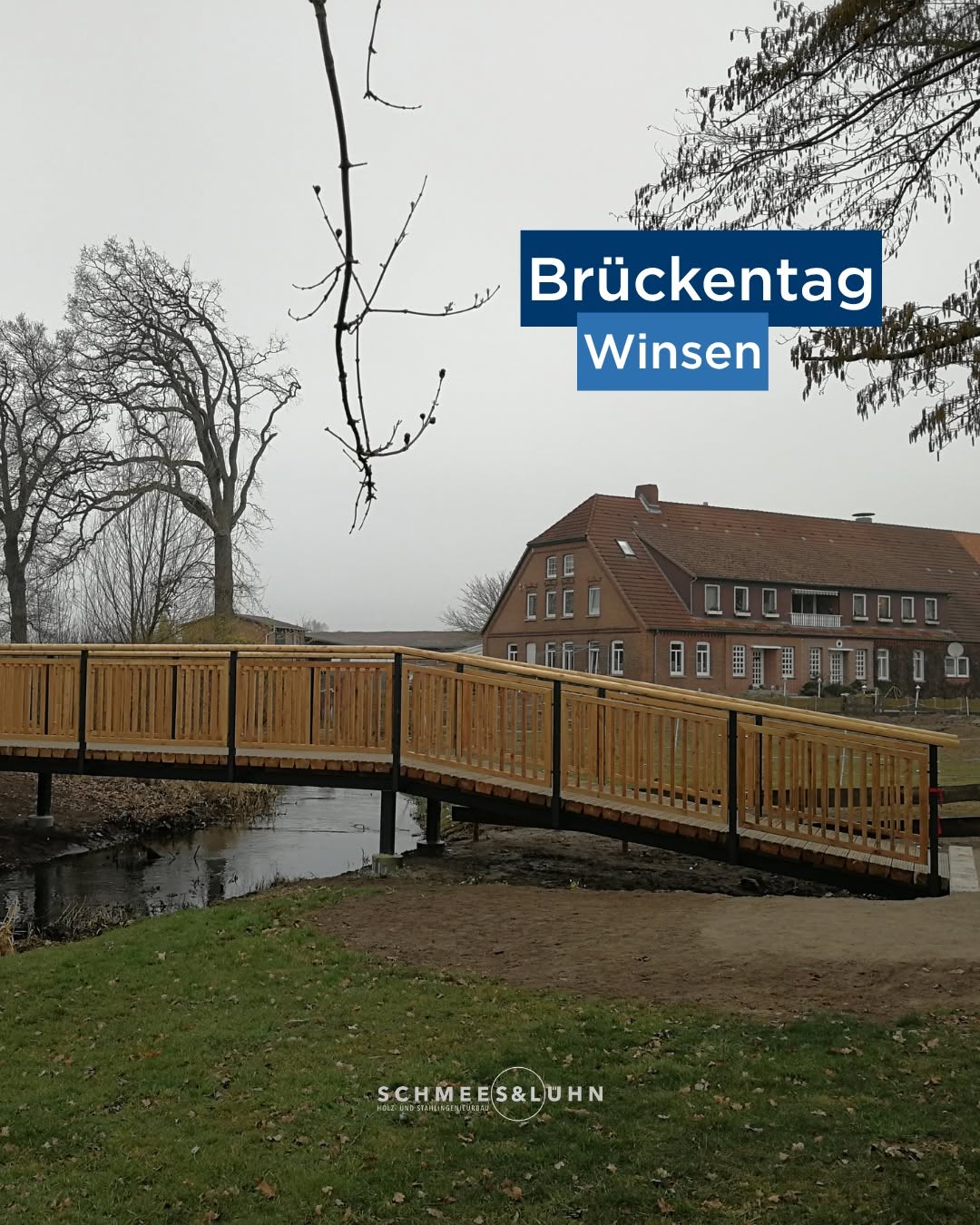 Donnerstag ist Brückentag – und heute befinden wir uns in Winsen! 2019 durften wir dort eine neue Brücke über den Luhdor...