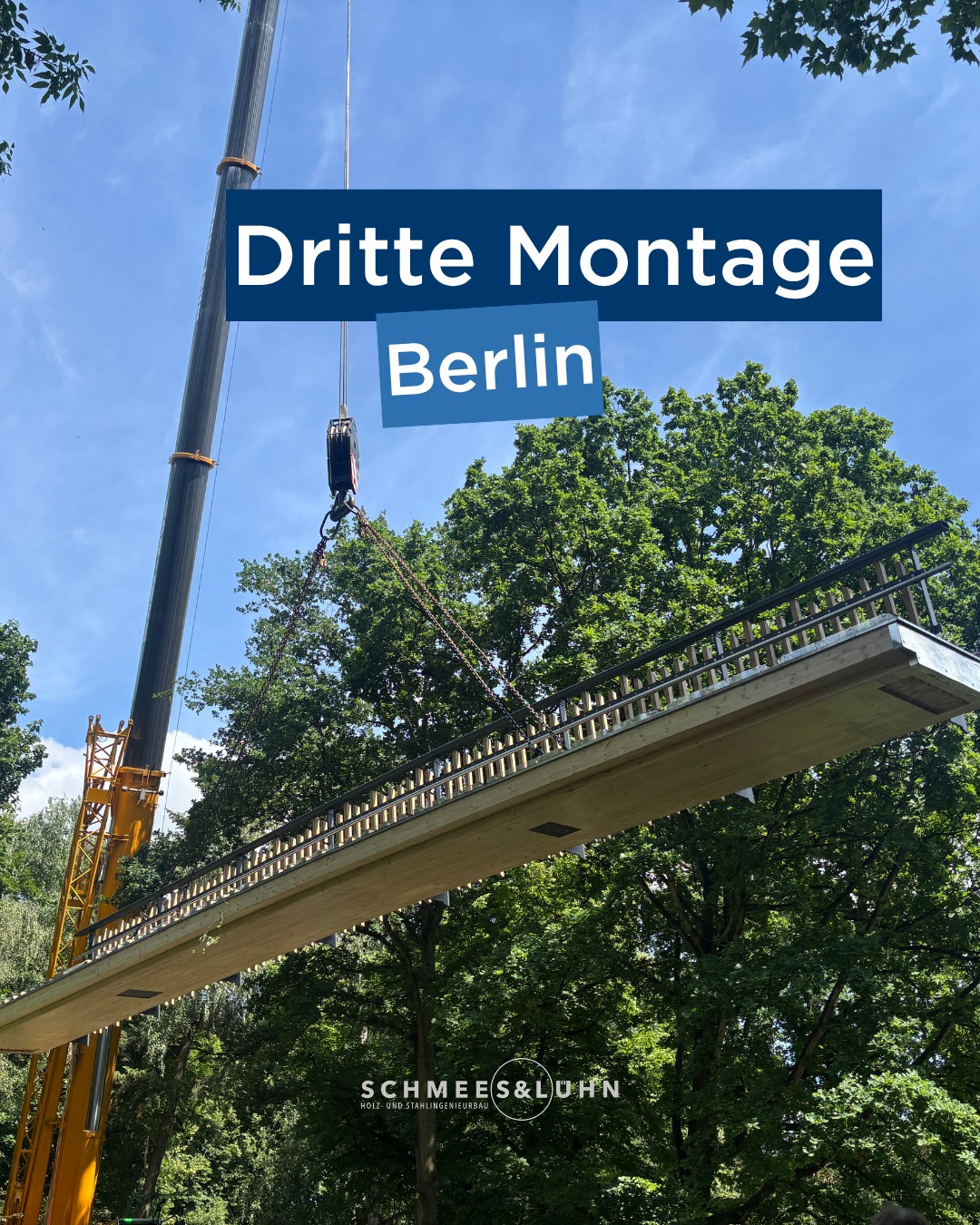 Neues Berlin-Update: Nach der feierlichen Eröffnung des Spektegrabensteges und des Steges über die Spektelage folgte nun...