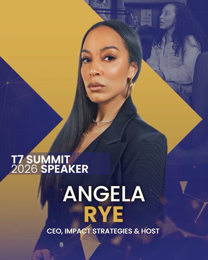 Some leaders follow the conversation. Others shape it.

@AngelaRye has become one of the most trusted and influential voices in politics, culture, and social justice by doing exactly that.

Whether on national television, behind the scenes in policy, or through platforms like Native Land Pod, Angela brings insight, honesty, and fearless perspective to every room she enters.

With appreciation to our presenting sponsor, @WellsFargo, for helping make this next chapter possible.

Don't miss her at the Thriving Seven Summit on November 12-14 in Atlanta, GA. 

Comment 