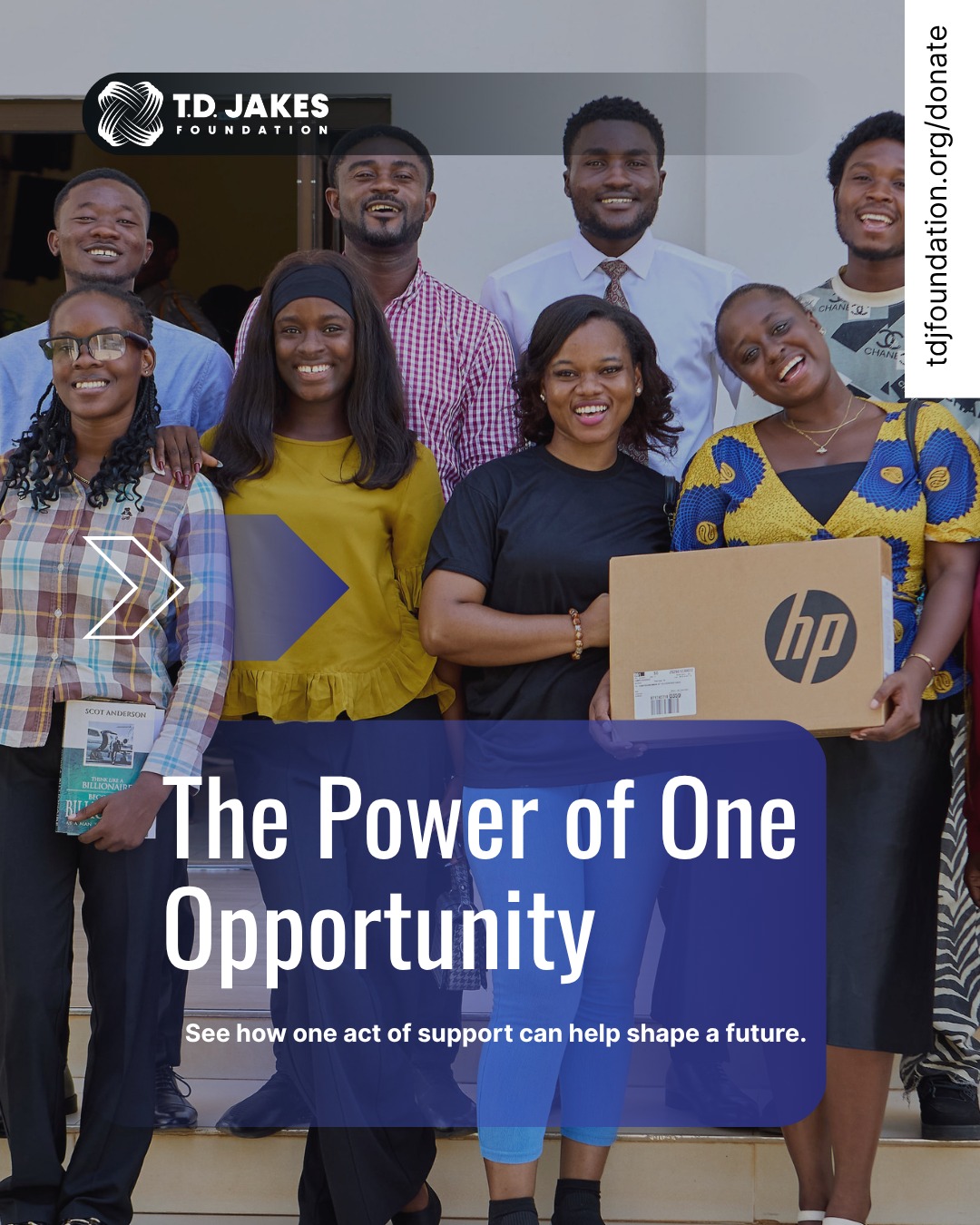A single opportunity can change the course of a life.

For decades, @bishopjakes has inspired others to invest in people and their potential. Today, that legacy continues through programs that help individuals access education, workforce training, entrepreneurship resources, and more.

Join us in creating pathways to opportunity. Give today at the link in our bio or comment SUPPORT to receive the link in your DMs.

#TDJakesFoundation #Legacybuilding #CommunityTransformation