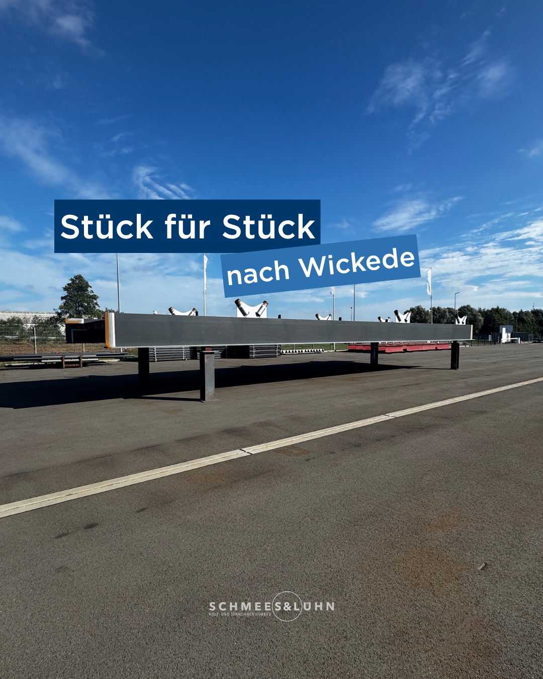🚚 Große Ereignisse werfen ihre Schatten voraus! Die neue Ruhrbogenbrücke zwischen Wickede und Echthausen nimmt ordentli...