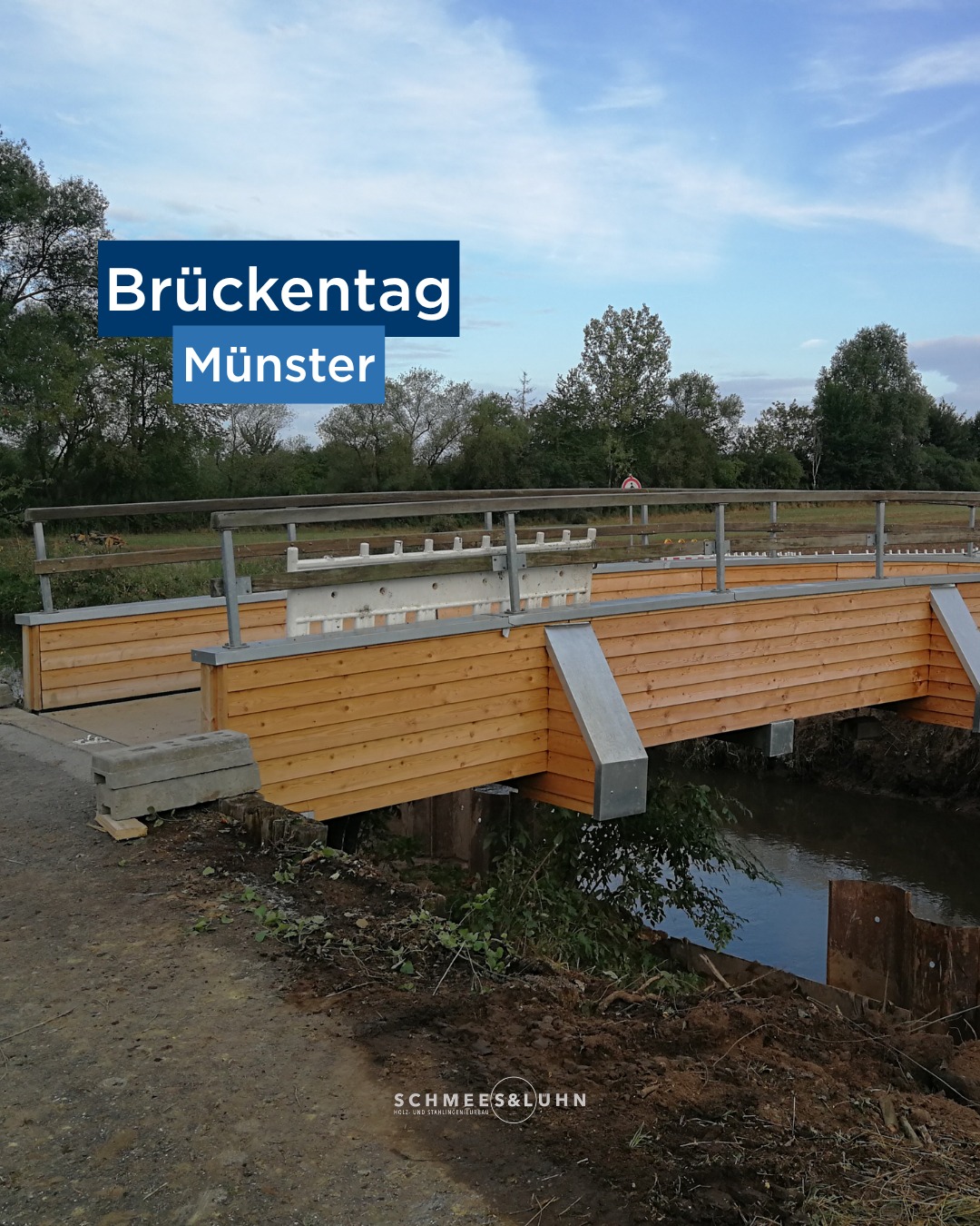 Donnerstag ist Brückentag – und heute sind wir an der Brücke BW 13 in Münster! Seit vielen Jahren überspannt dieses 16 M...