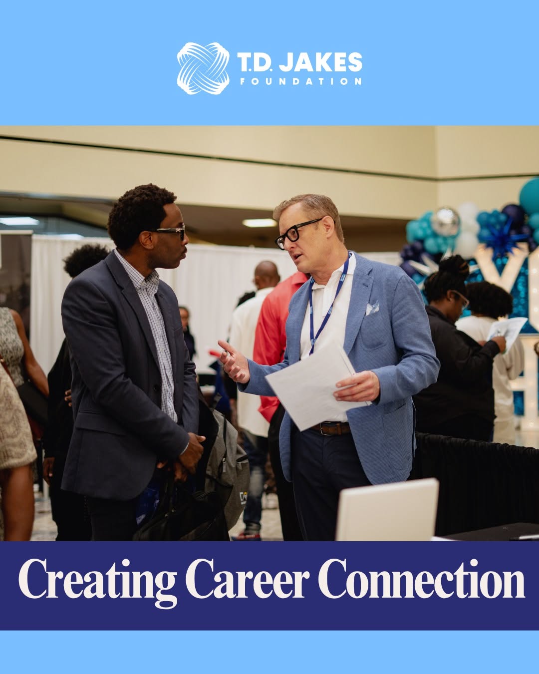 Creating opportunity is at the heart of everything we do. 🌎💙✨ 

From preparing students for success to supporting career advancement and strengthening communities, the T.D. Jakes Foundation is committed to helping people build lasting futures.

Comment 